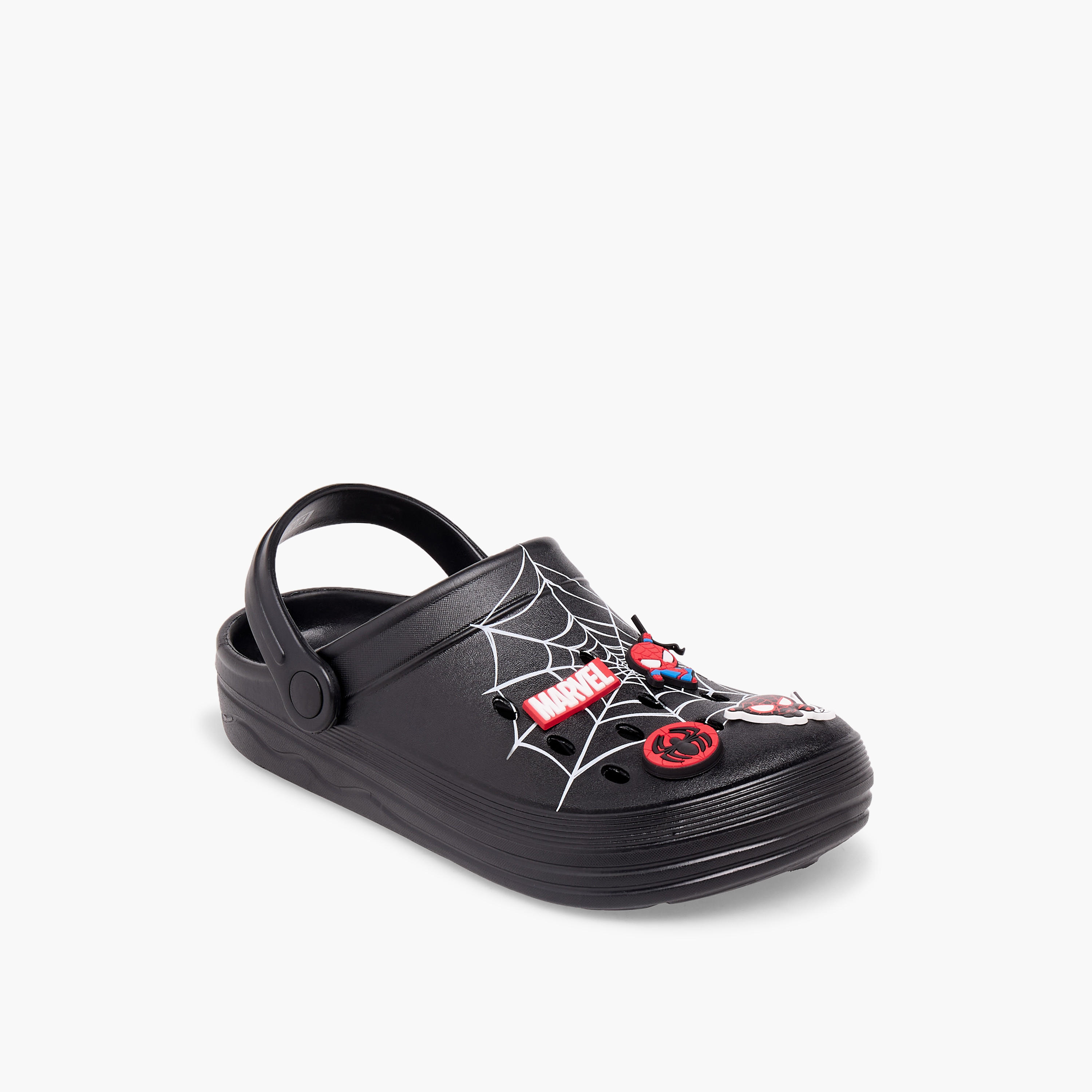 Marvel Boys Spider-Man Clogs-boys-shoes-flipflopsandslides-image-2