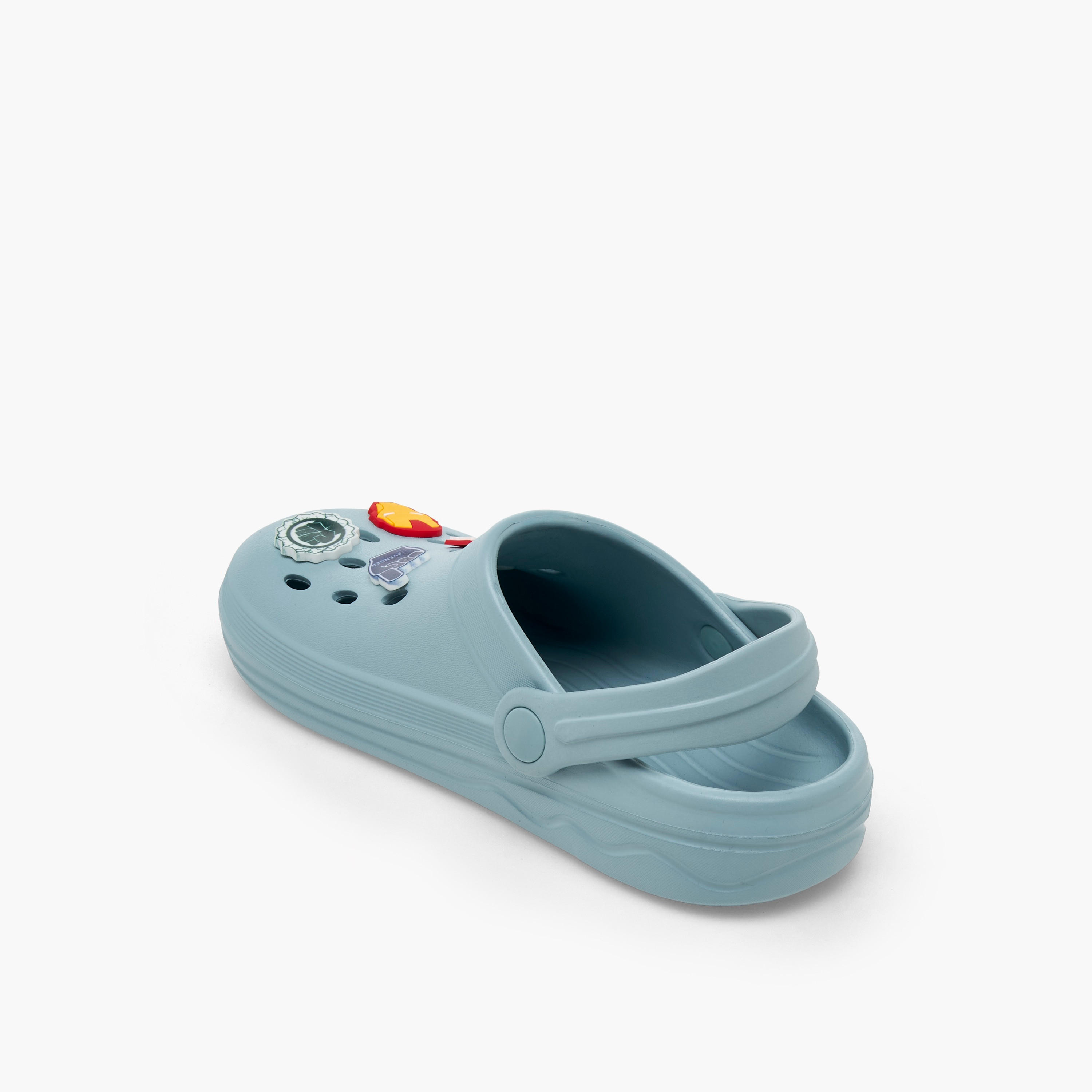 Boys Backstrap Avengers Accent Clogs-boys-shoes-flipflopsandslides-image-5