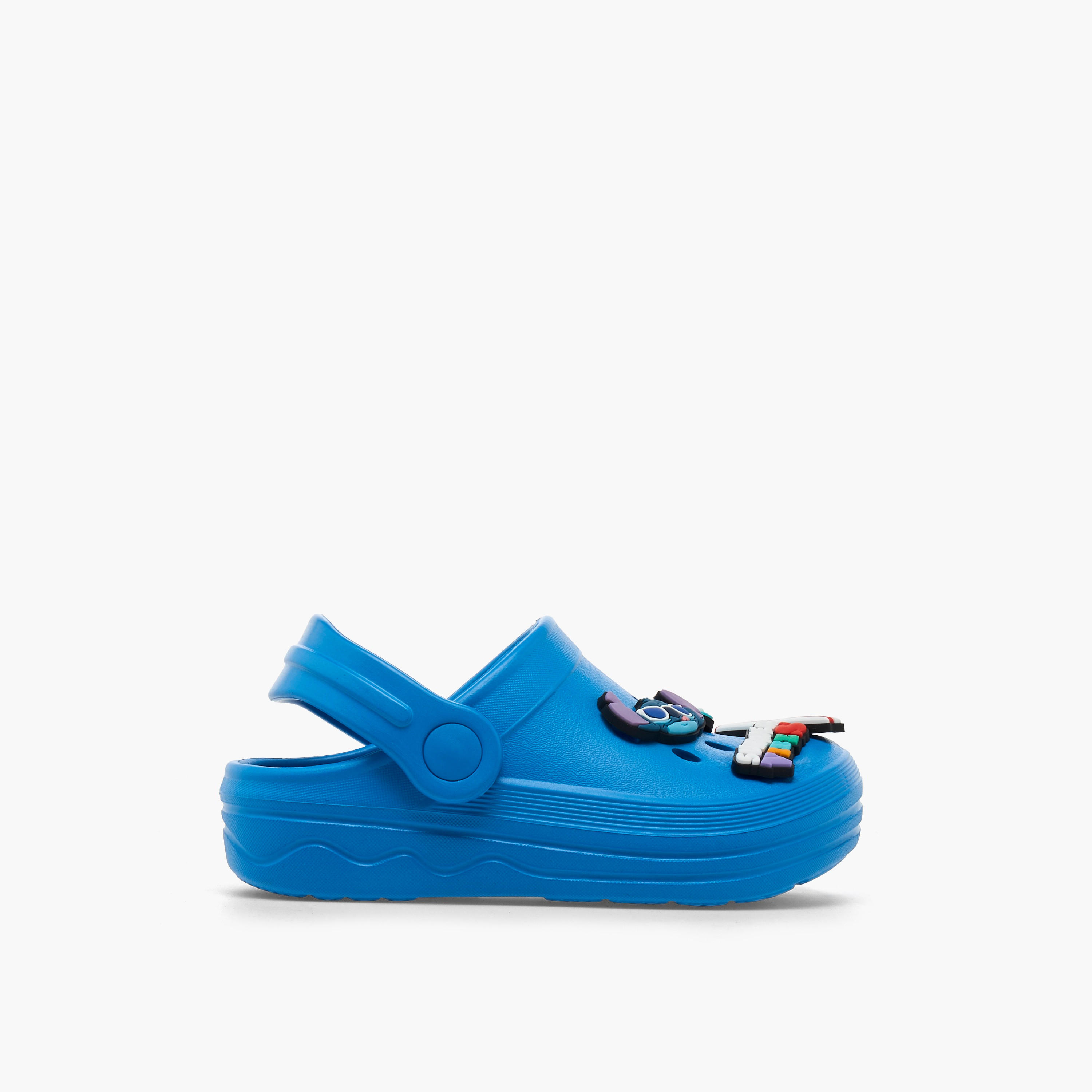 Disney Boys Backstrap Stitch Accent Clogs-boys-shoes-sandals-image-3