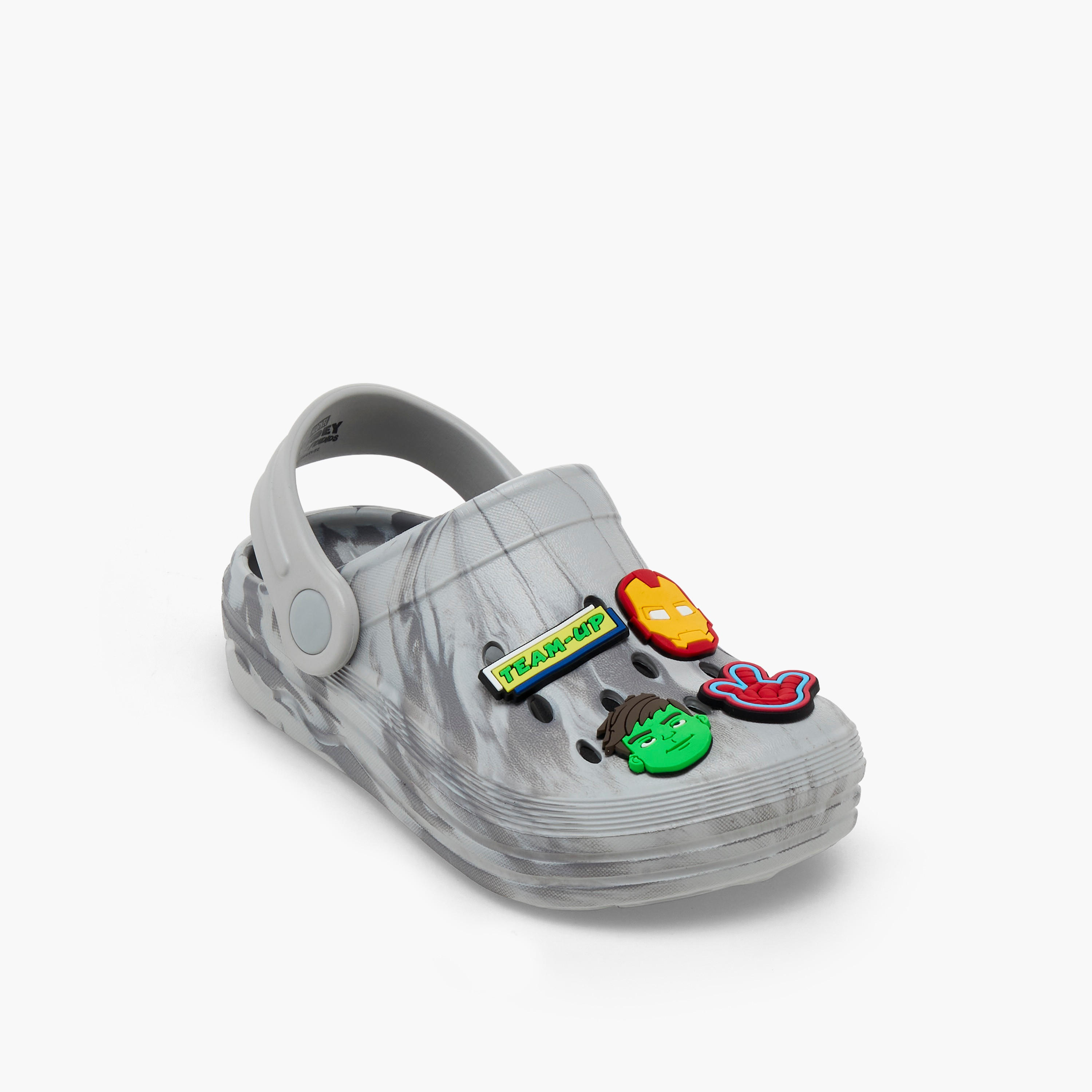Boys Backstrap Avengers Accent Clogs-boys-shoes-sandals-image-2