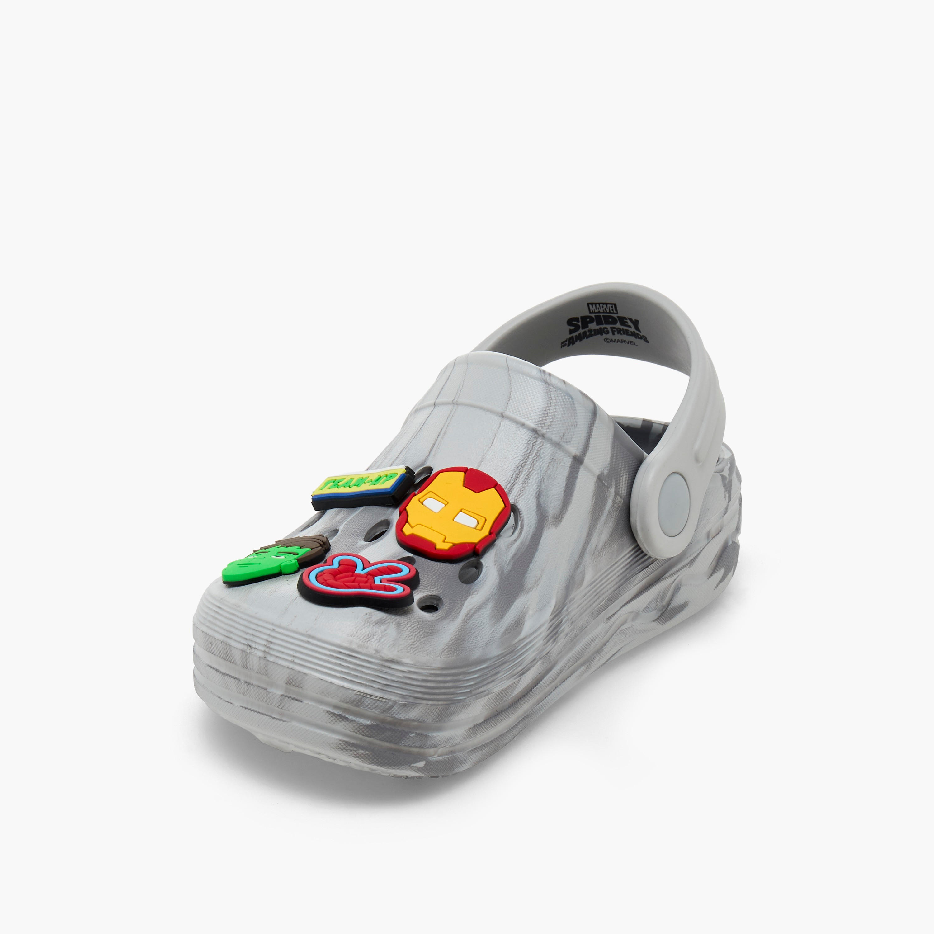 Boys Backstrap Avengers Accent Clogs-boys-shoes-sandals-image-4