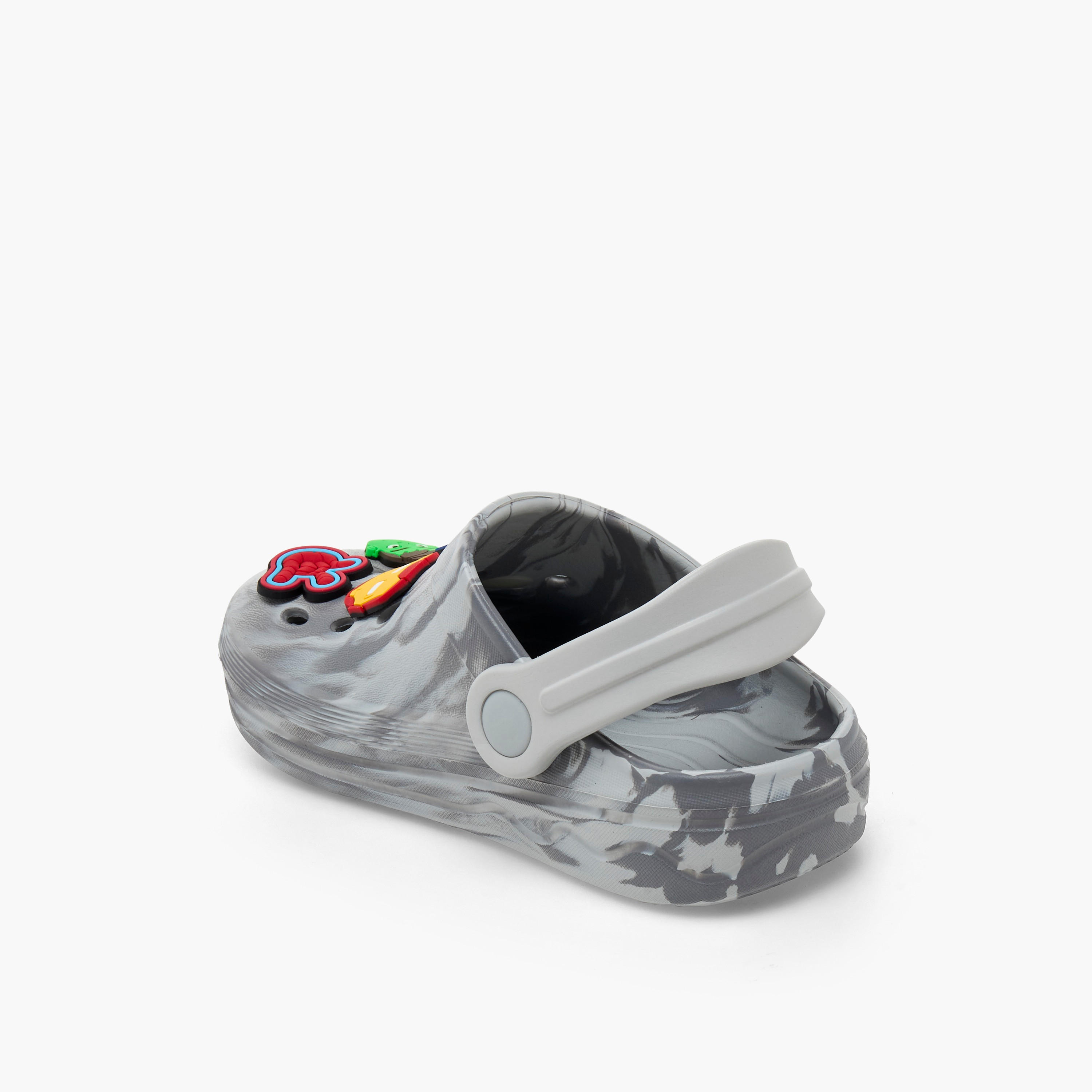 Boys Backstrap Avengers Accent Clogs-boys-shoes-sandals-image-5