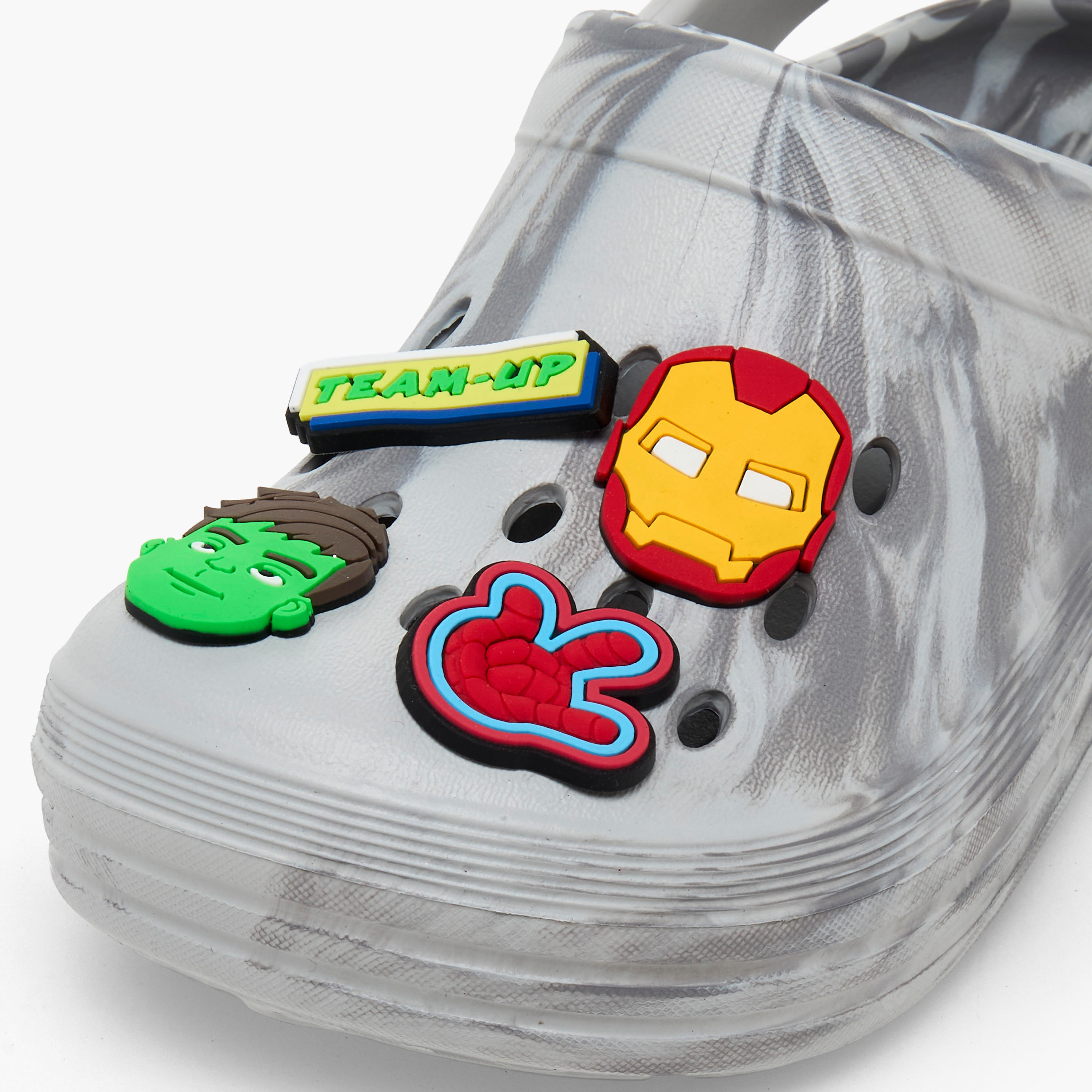 Boys Backstrap Avengers Accent Clogs-boys-shoes-sandals-image-7