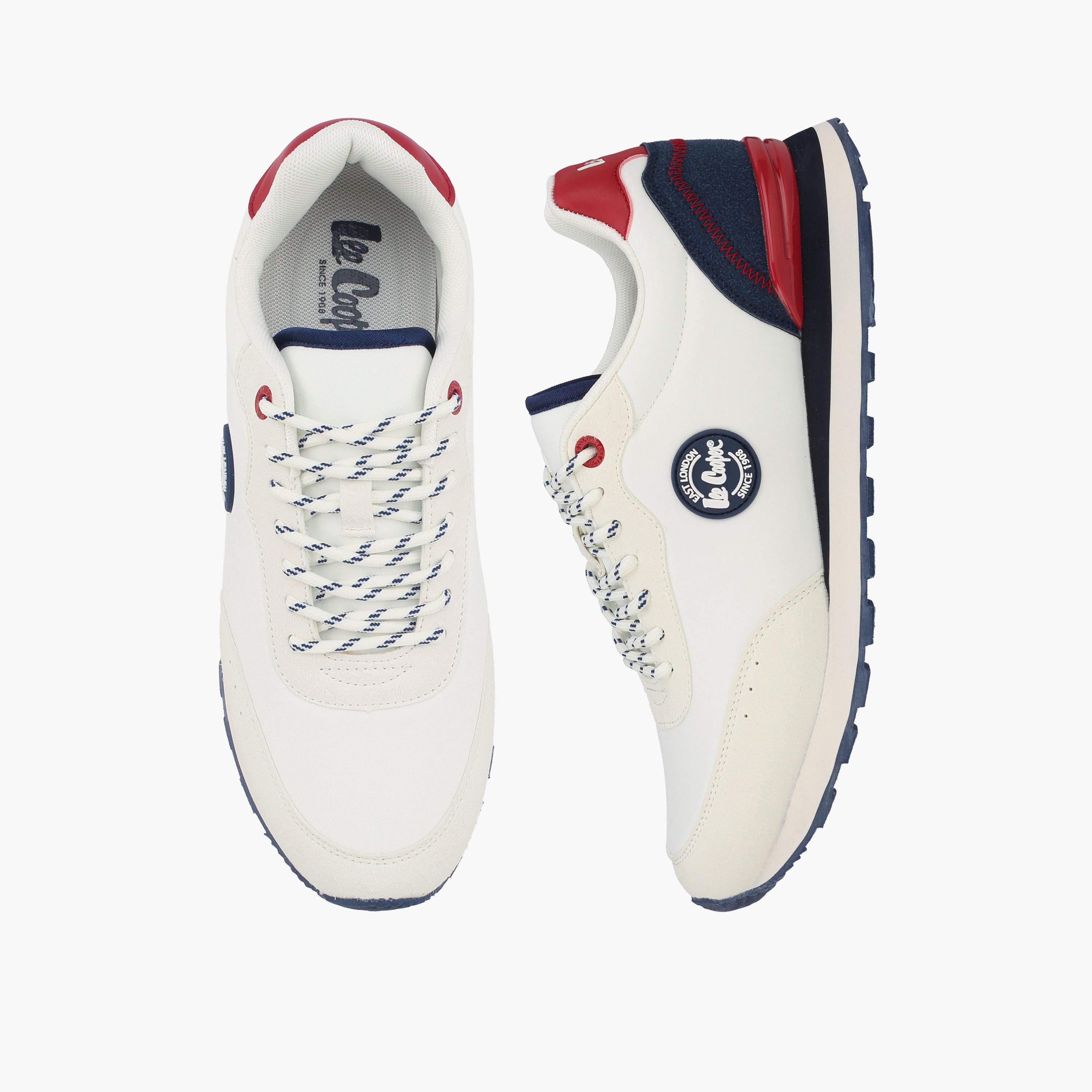 Lee Cooper Women Logo Lace-Up Ankle Sneakers-women-shoes-sneakers-image-1