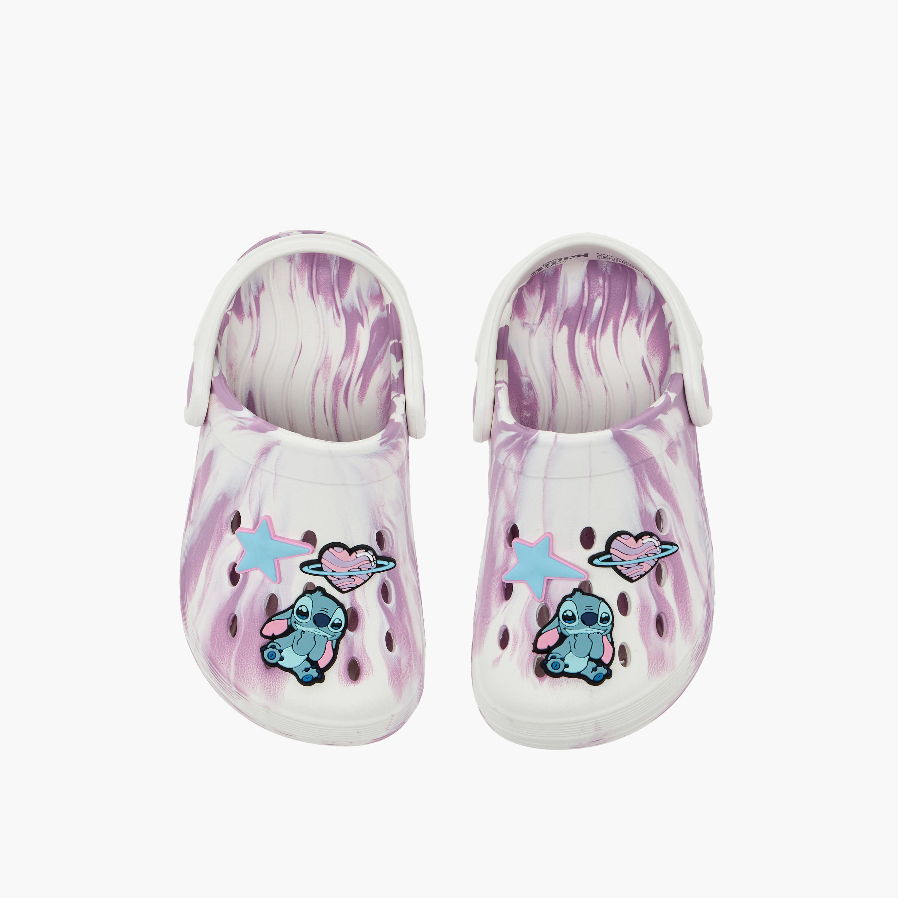 Disney Girls Stitch Applique Clogs-girls-shoes-sandals-image-1