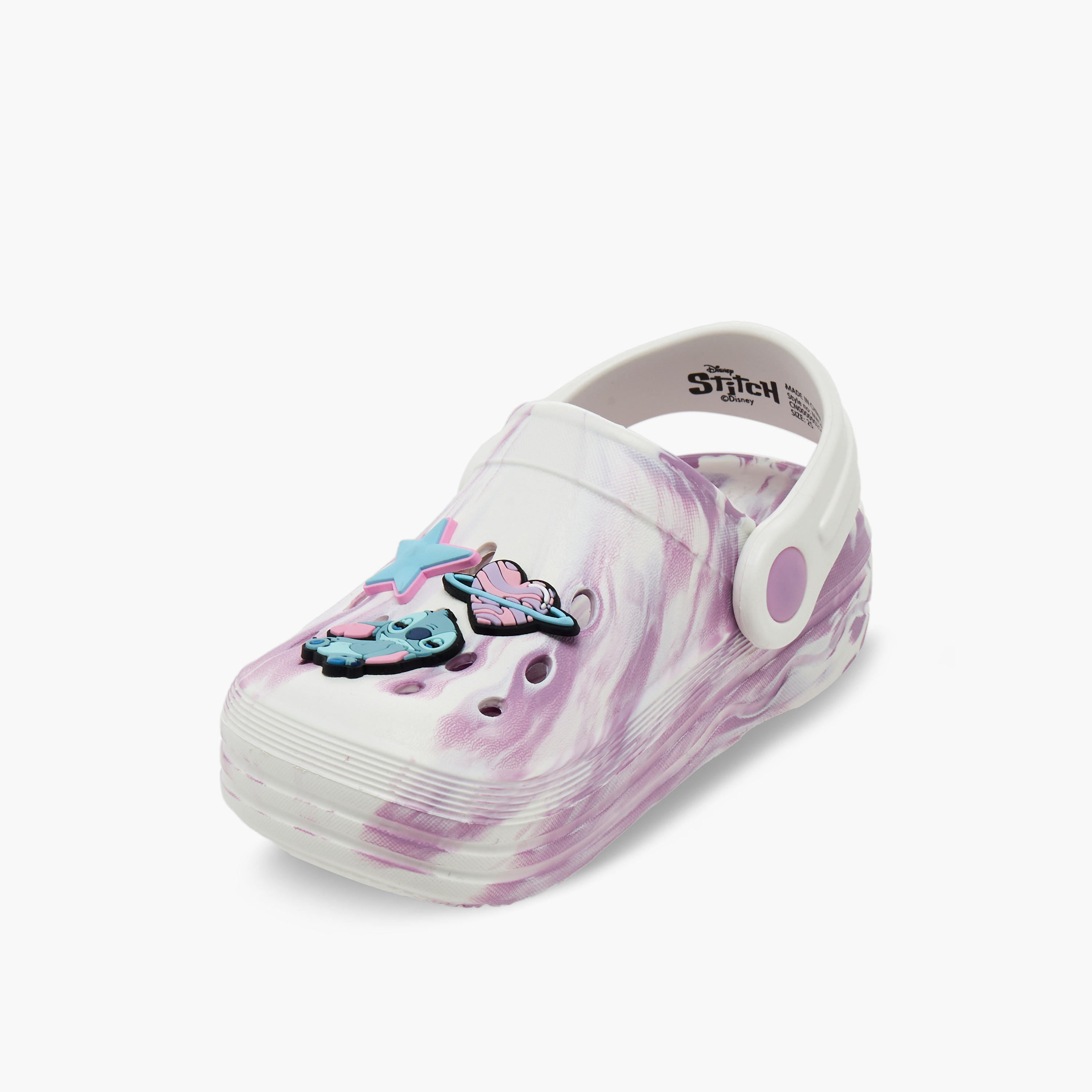 Disney Girls Stitch Applique Clogs-girls-shoes-sandals-image-4