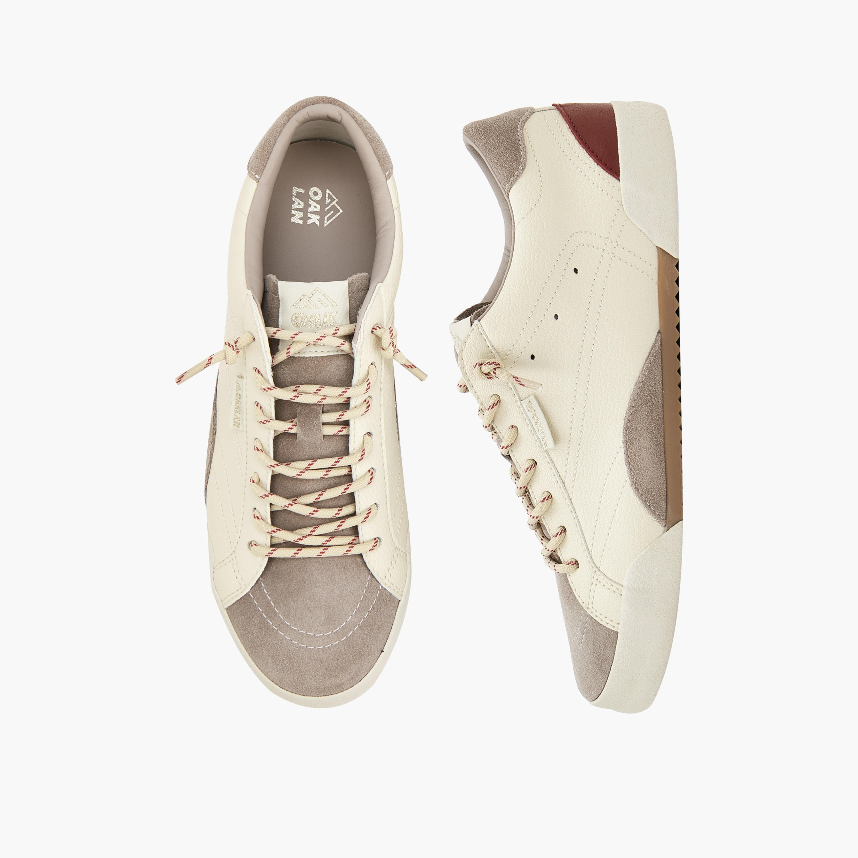 Oaklan by Shoexpress Women Panelled Lace-Up Ankle Sneakers-women-shoes-sneakers-image-1