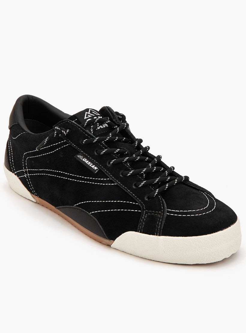 Oaklan by Shoexpress Women Panelled Lace-Up Ankle Sneakers-women-shoes-sneakers-image-2
