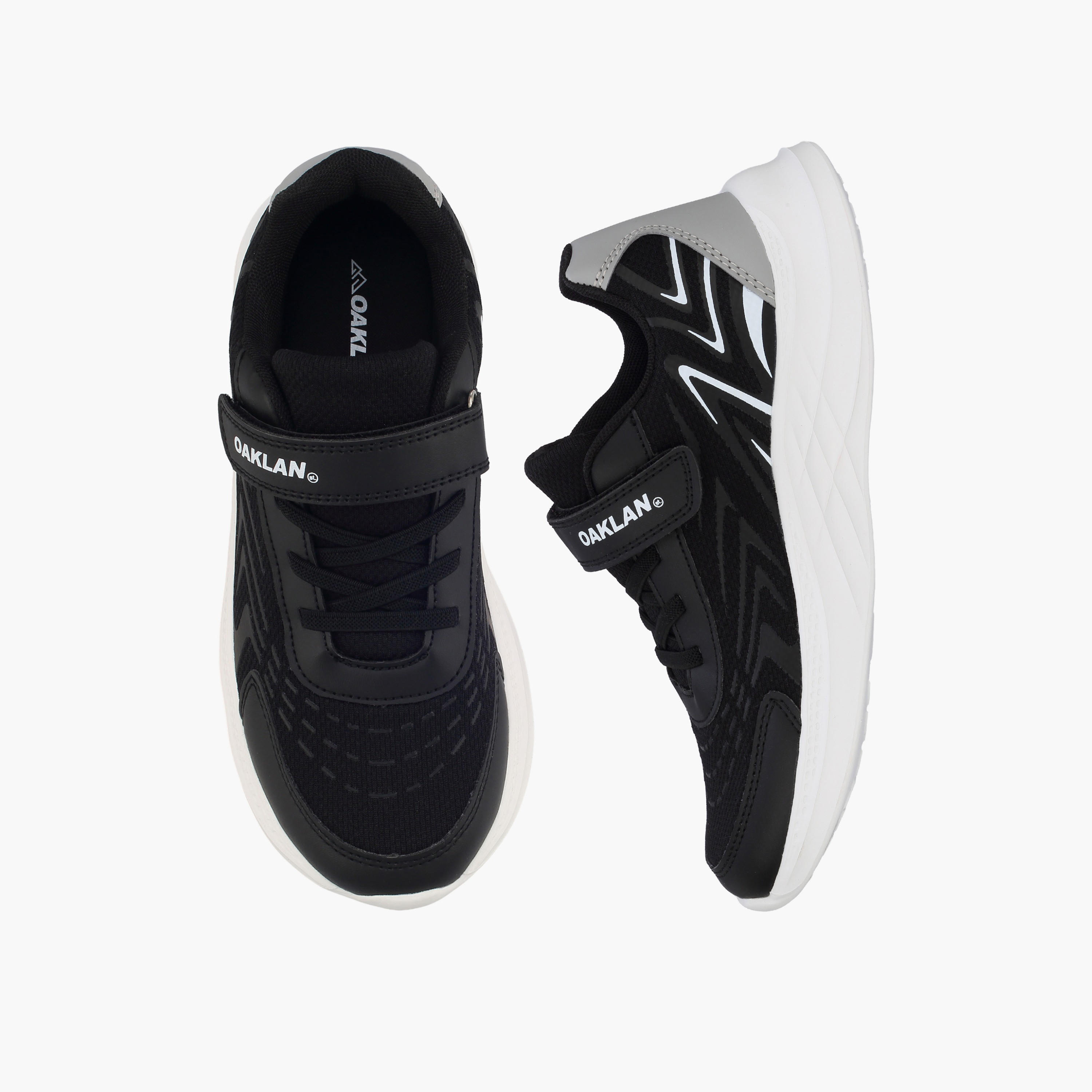 Oaklan by Shoexpress Boys Hook & Loop Running Shoes-boys-shoes-sports-image-1