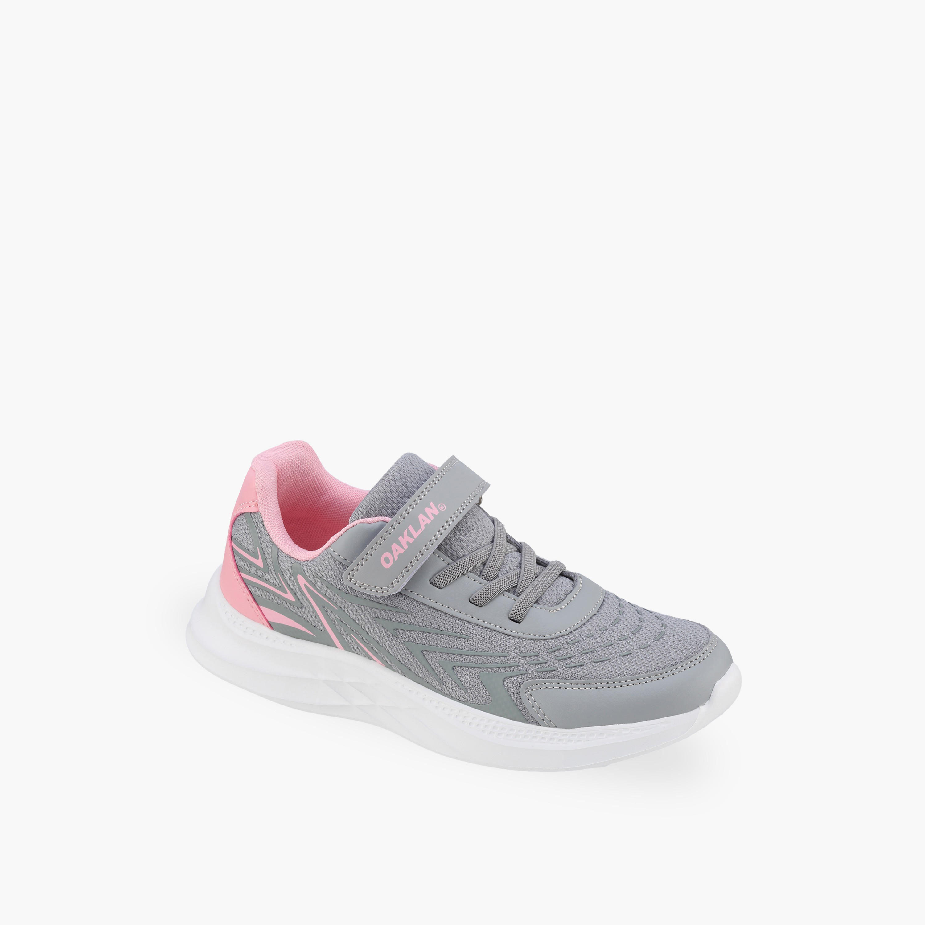 حذاء جري بشريط إغلاق لاصق للبنات من أوكلان باي شو أكسبريس-sports-girls-shoes-image-2