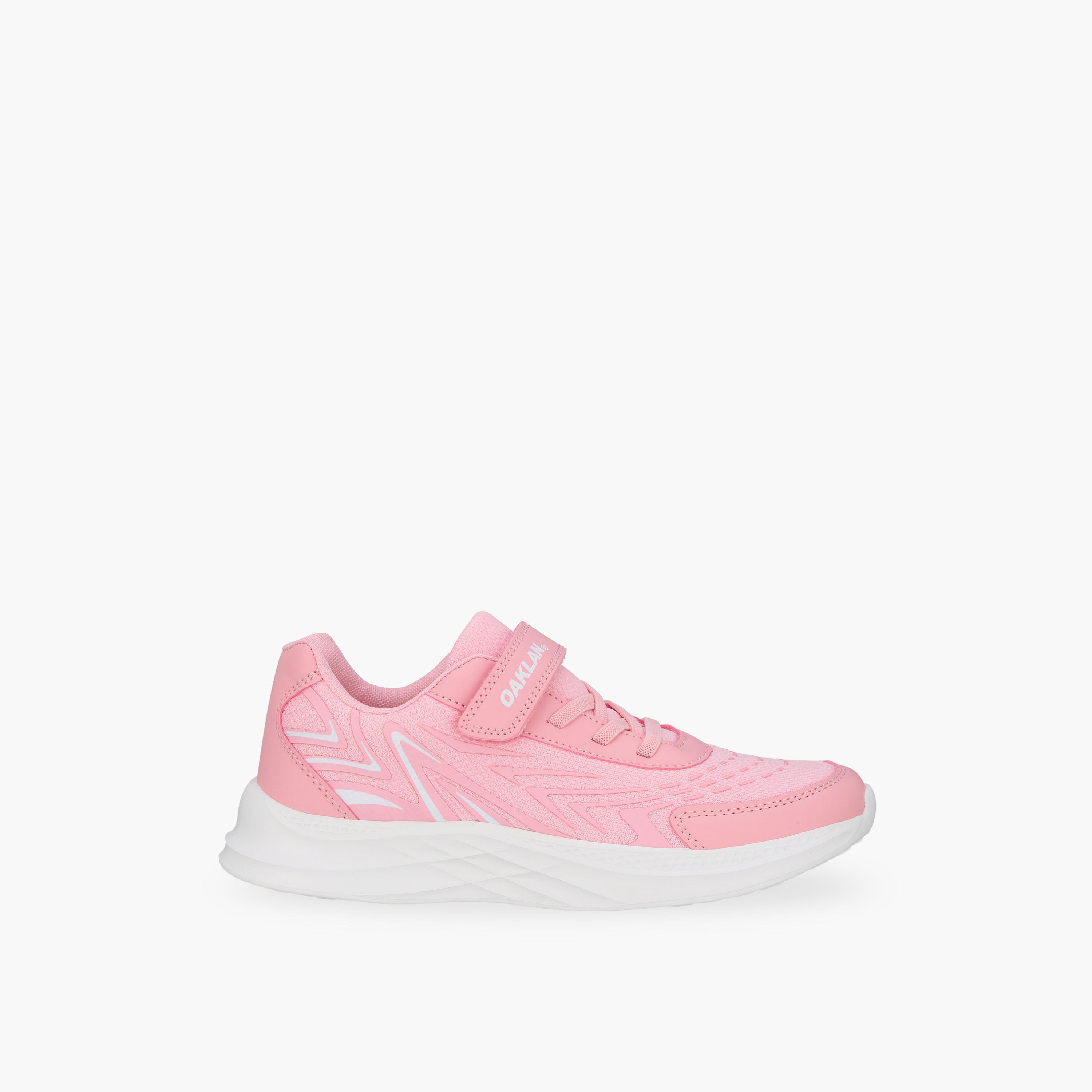 Oaklan by Shoexpress Girls Hook & Loop Running Shoes-sports-girls-shoes-image-3