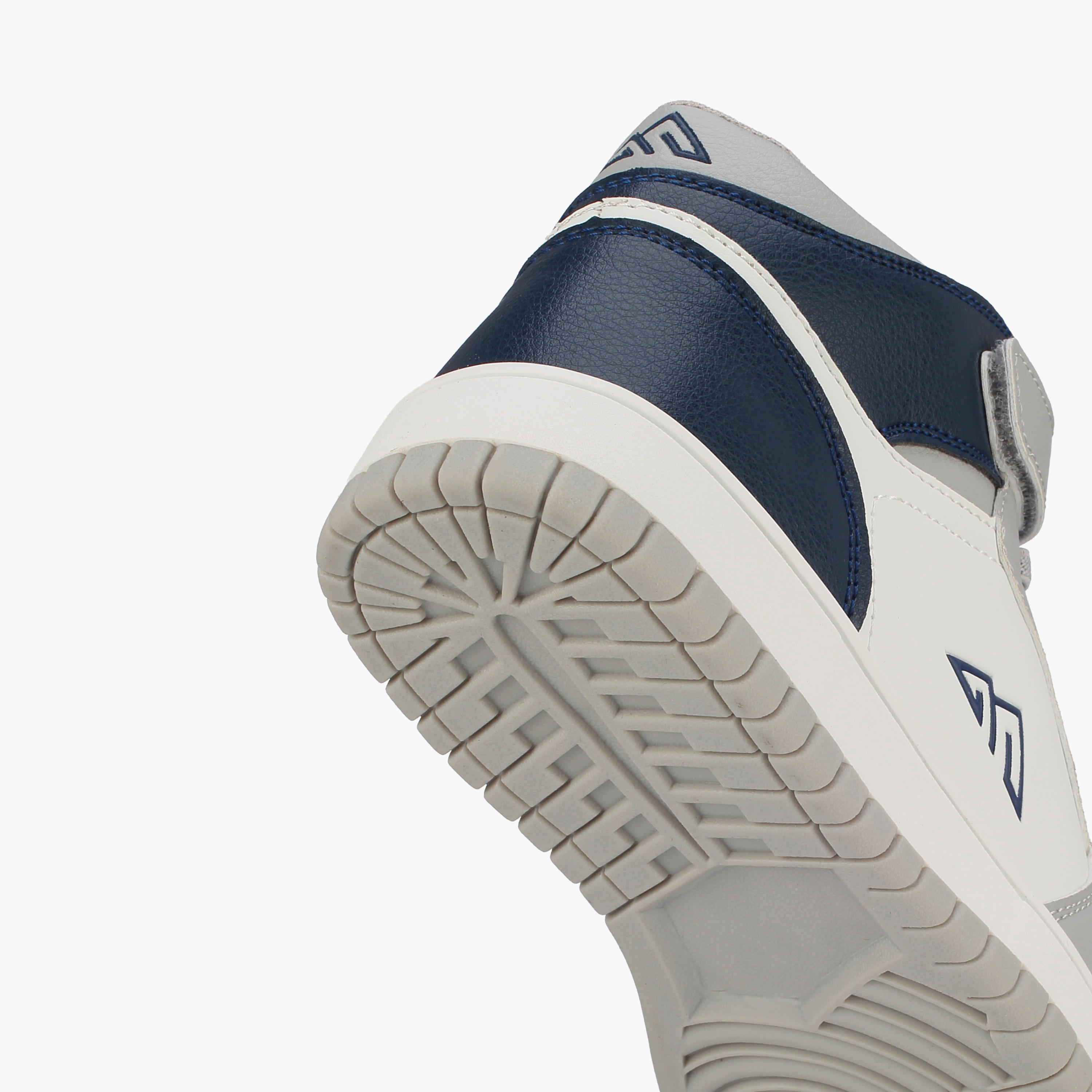 Oaklan by Shoexpress Boys Hook & Loop High Top Sneakers-boys-shoes-sneakers-image-5