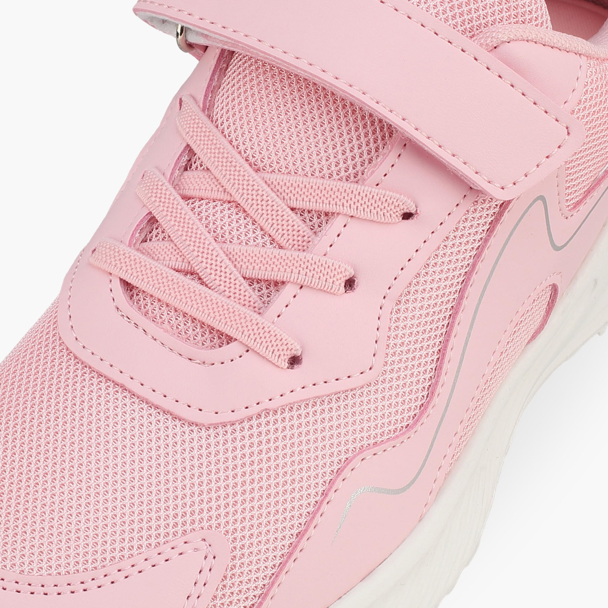 Oaklan by Shoexpress Girls Hook & Loop Running Shoes-girls-shoes-sports-image-4