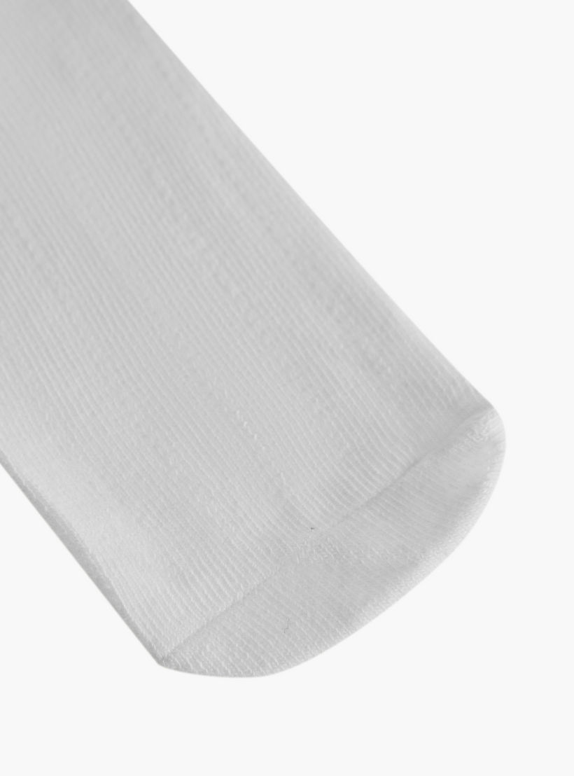 طقم جوارب غير وبرية 3 أزواج بطول الكاحل من ليتل ميسي-girls-accessories-socks-image-5