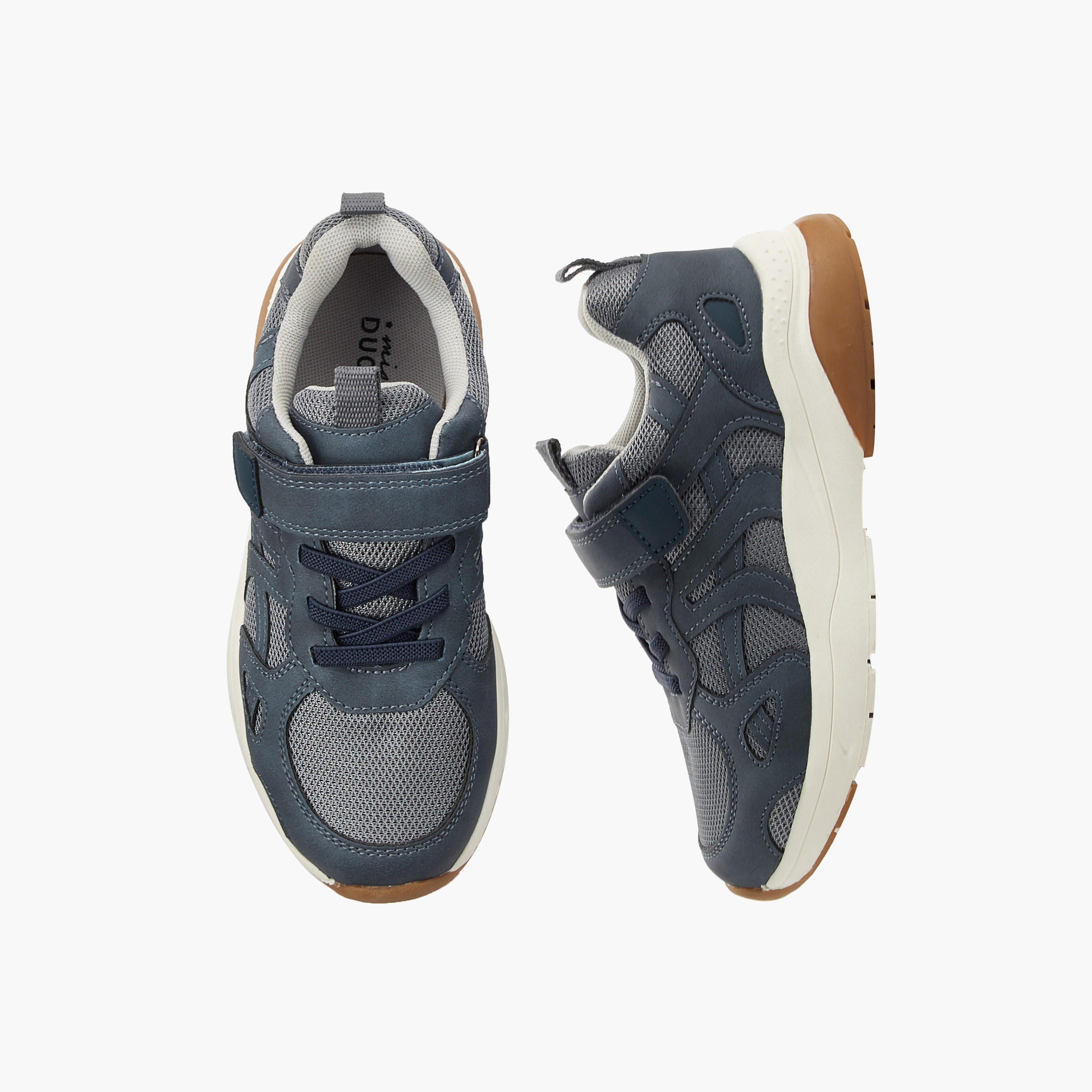 Mister Duchini Boys Hook and Loop Sneakers-boys-shoes-sneakers-image-1