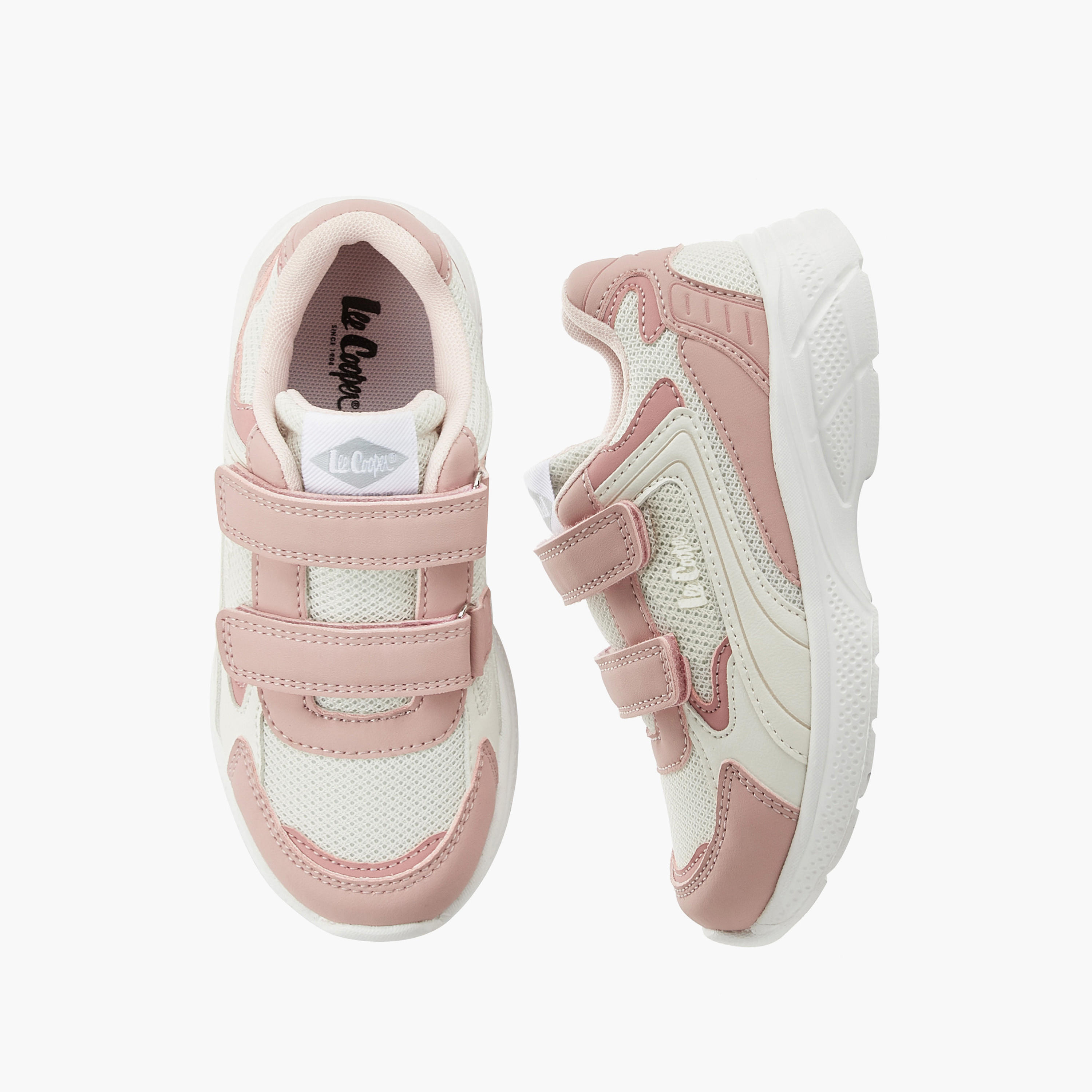 Lee Cooper Girls Hook and Loop Sneakers-girls-shoes-sneakers-image-1