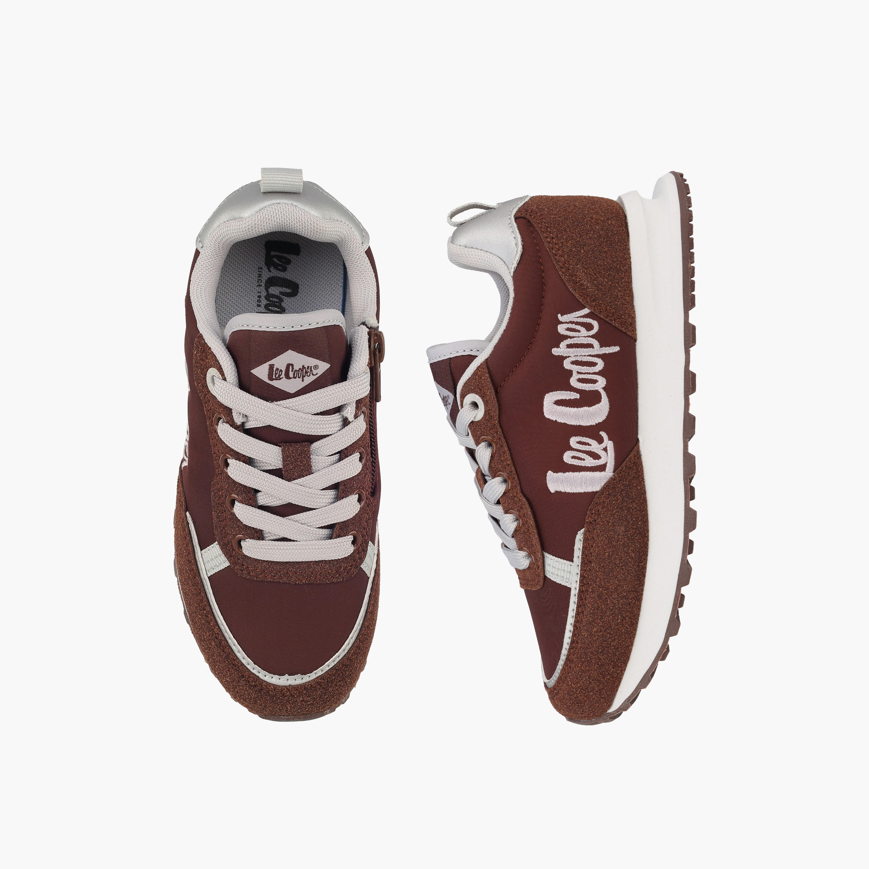 حذاء سنيكرز متعدد التصاميم بطول الكاحل ورباط إغلاق للبنات من لي كوبر-girls-shoes-sneakers-image-1