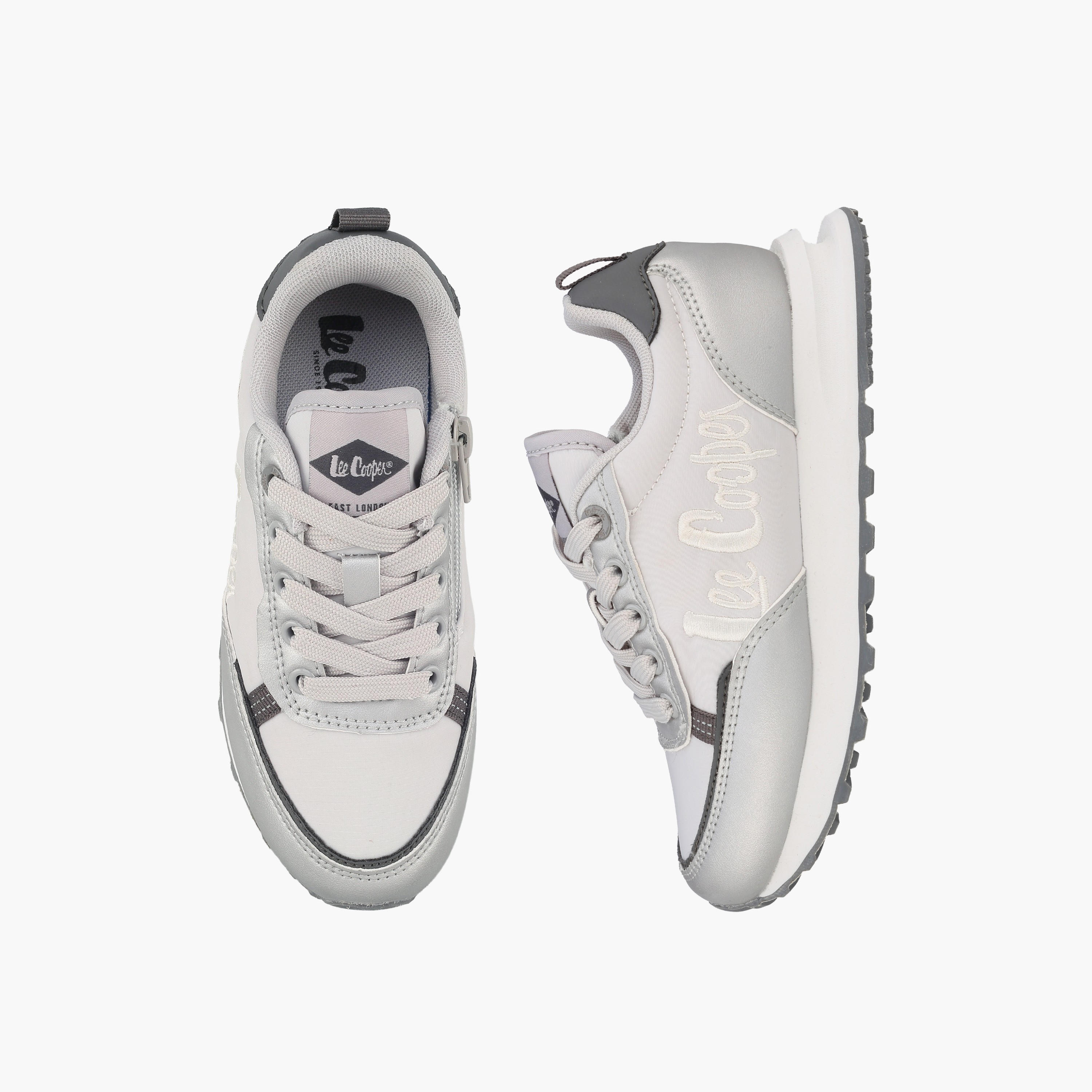 حذاء سنيكرز متعدد التصاميم بطول الكاحل ورباط إغلاق للبنات من لي كوبر-girls-shoes-sneakers-image-1