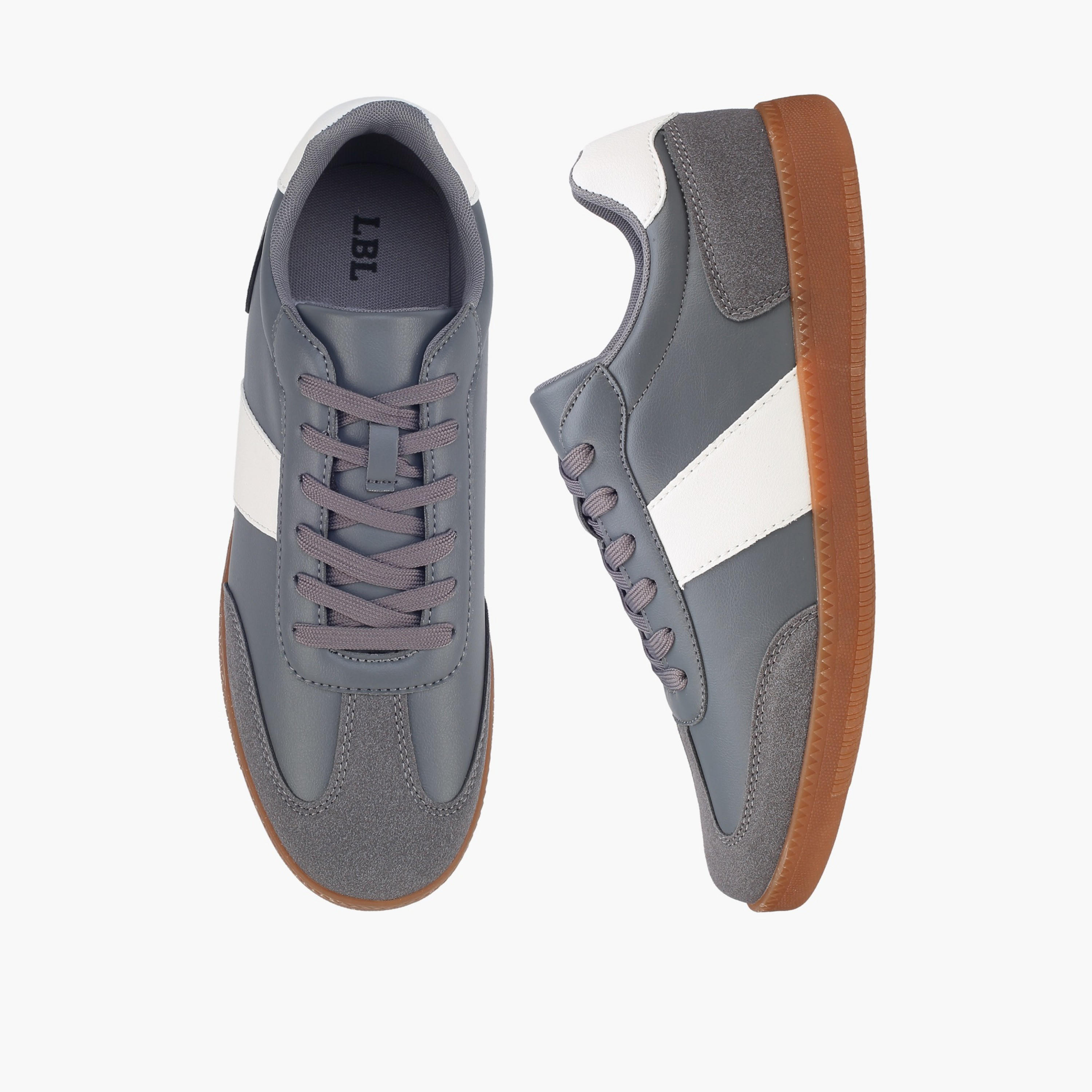 حذاء سنيكرز طول الكاحل برباط إغلاق للرجال من أل بي أل من شو إكسبريس-men-shoes-sneakers-image-1