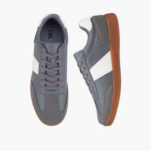 حذاء سنيكرز طول الكاحل برباط إغلاق للرجال من أل بي أل من شو إكسبريس-men-shoes-sneakers-image-1