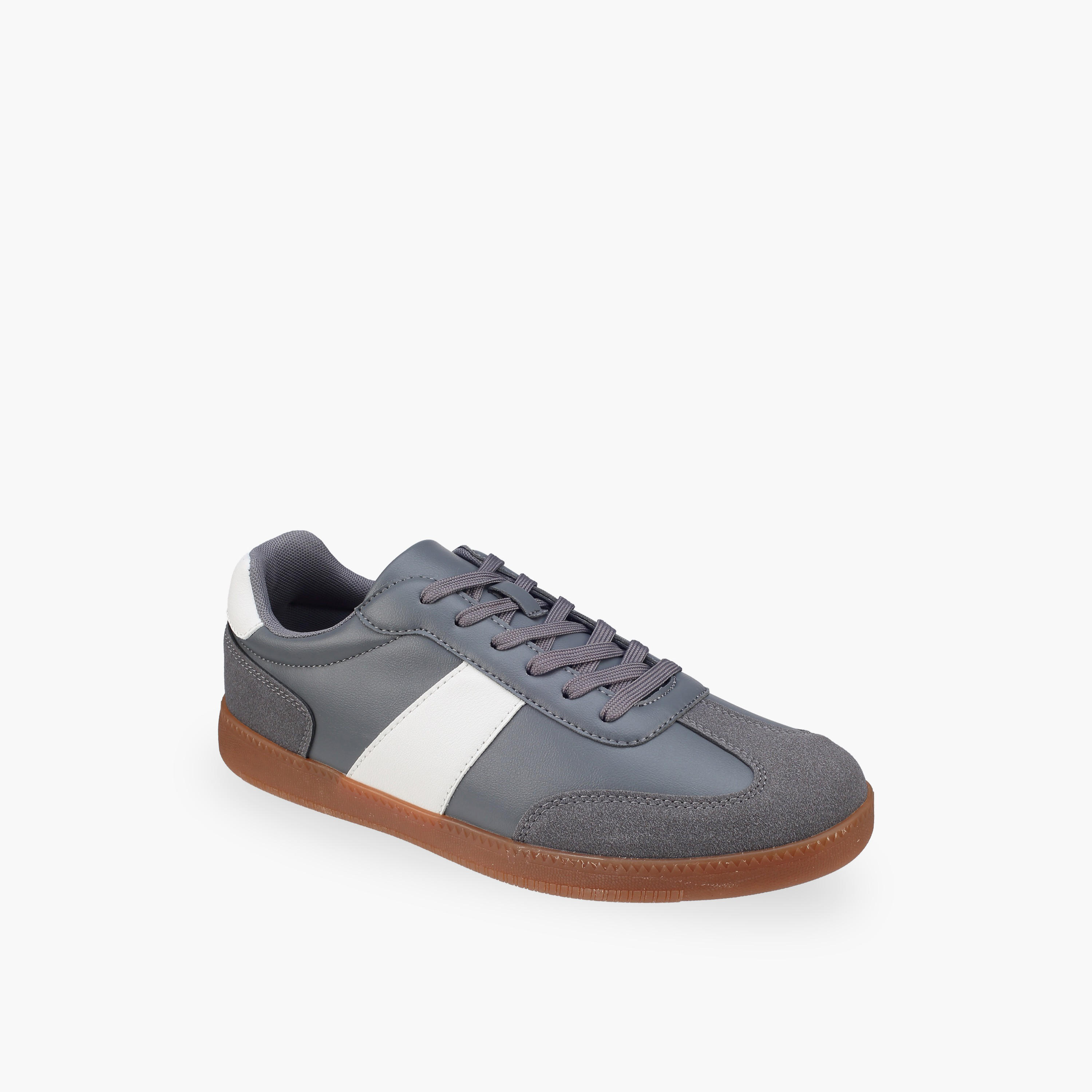 حذاء سنيكرز طول الكاحل برباط إغلاق للرجال من أل بي أل من شو إكسبريس-men-shoes-sneakers-image-2