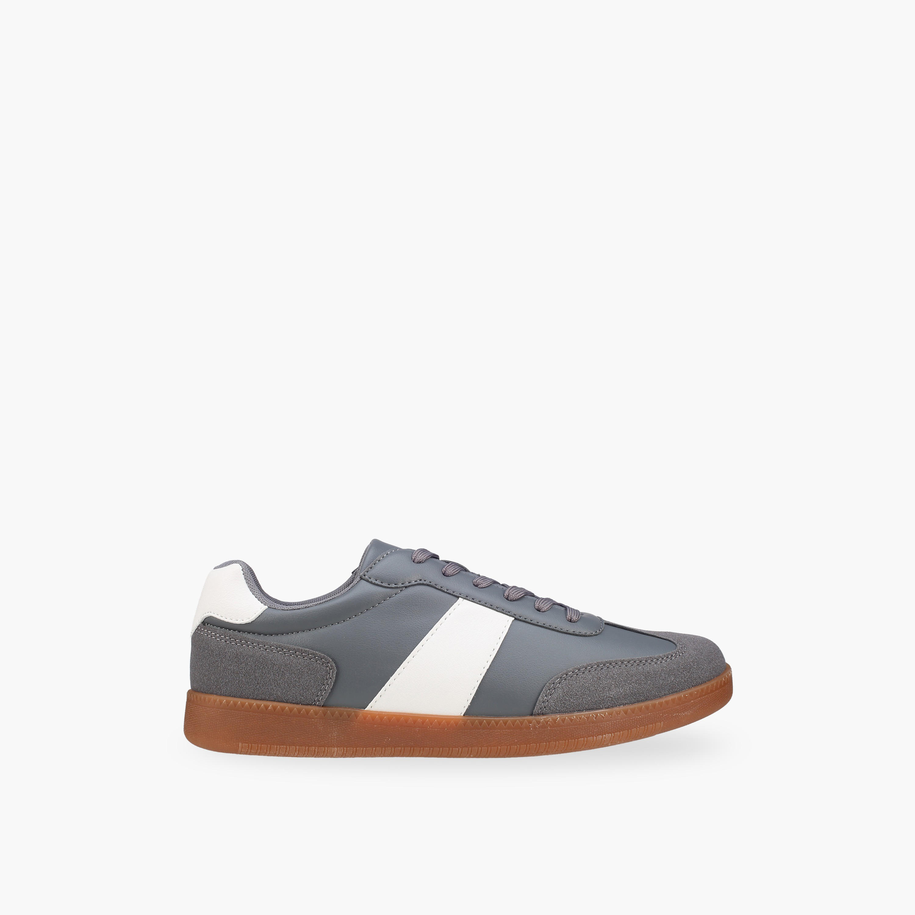 حذاء سنيكرز طول الكاحل برباط إغلاق للرجال من أل بي أل من شو إكسبريس-men-shoes-sneakers-image-3