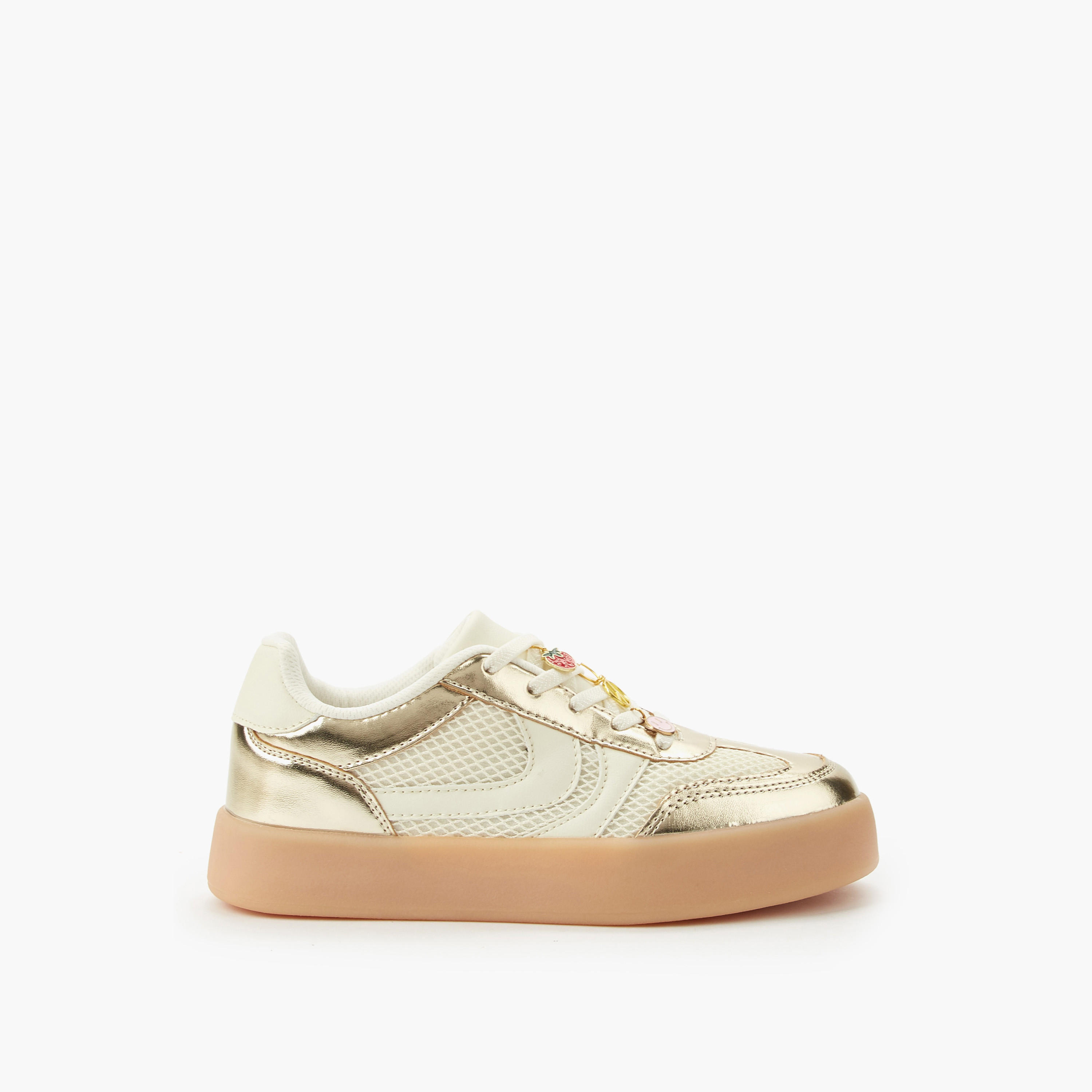 حذاء سنيكرز برباط للبنات من ليتل ميسي-girls-shoes-sneakers-image-2