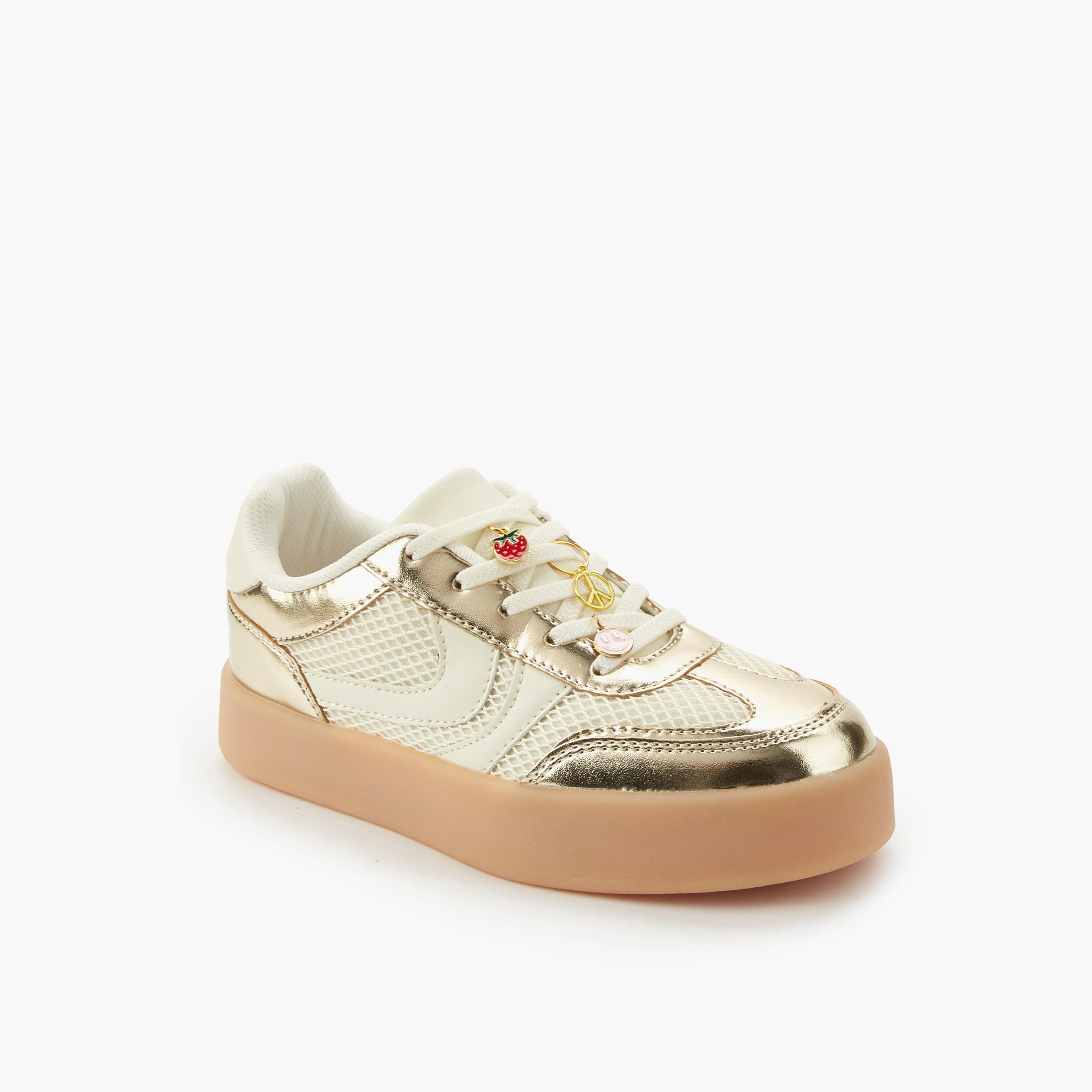 حذاء سنيكرز برباط للبنات من ليتل ميسي-girls-shoes-sneakers-image-3