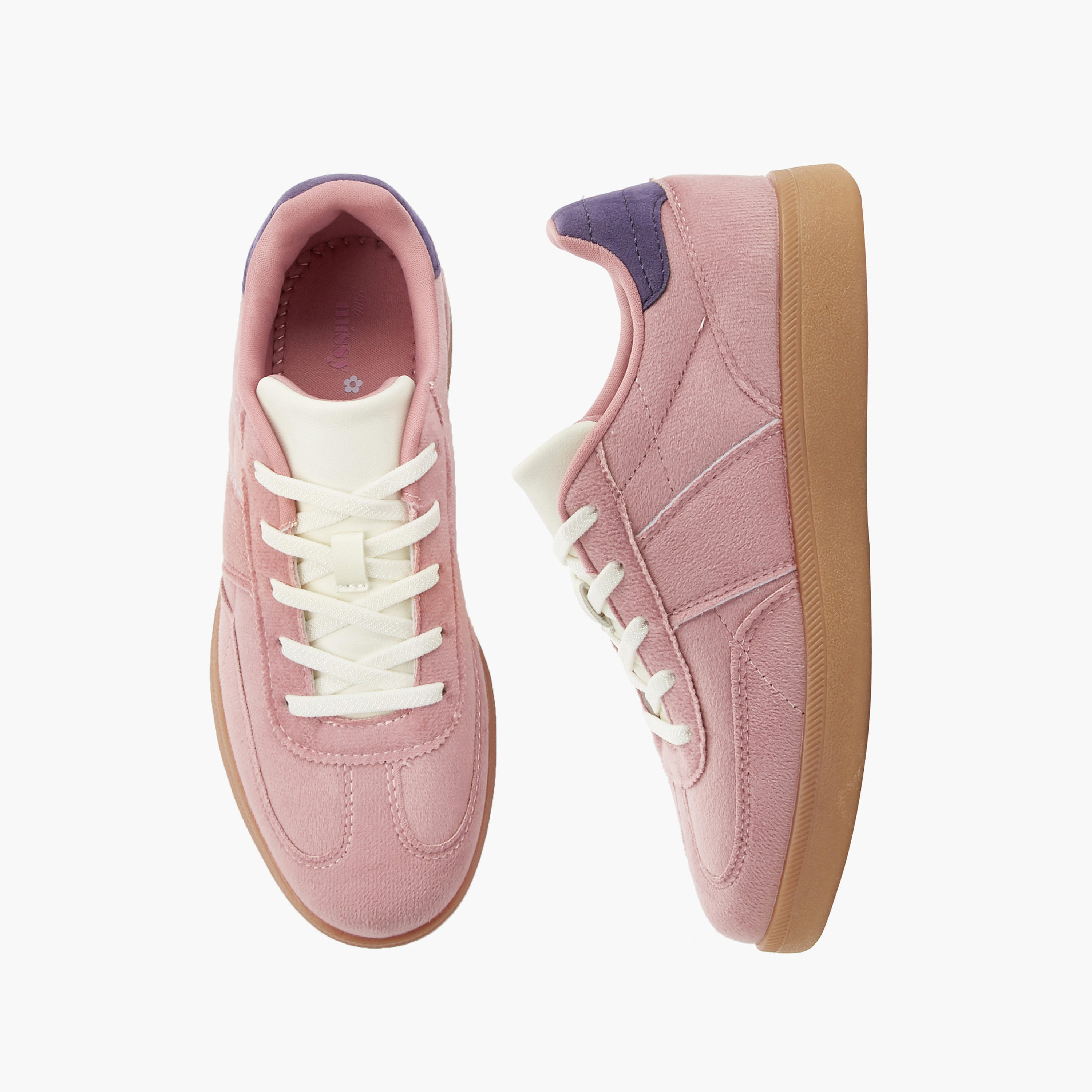 حذاء سنيكرز برباط للبنات من ليتل ميسي-girls-shoes-sneakers-image-1