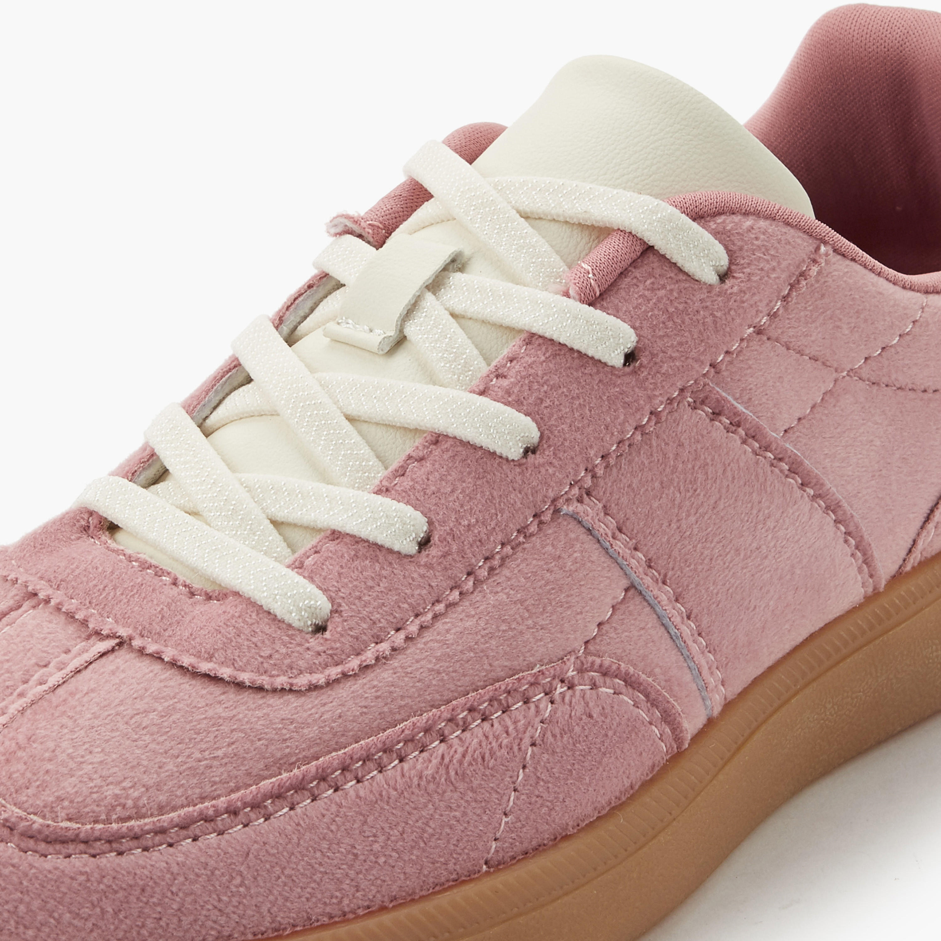 حذاء سنيكرز برباط للبنات من ليتل ميسي-girls-shoes-sneakers-image-4