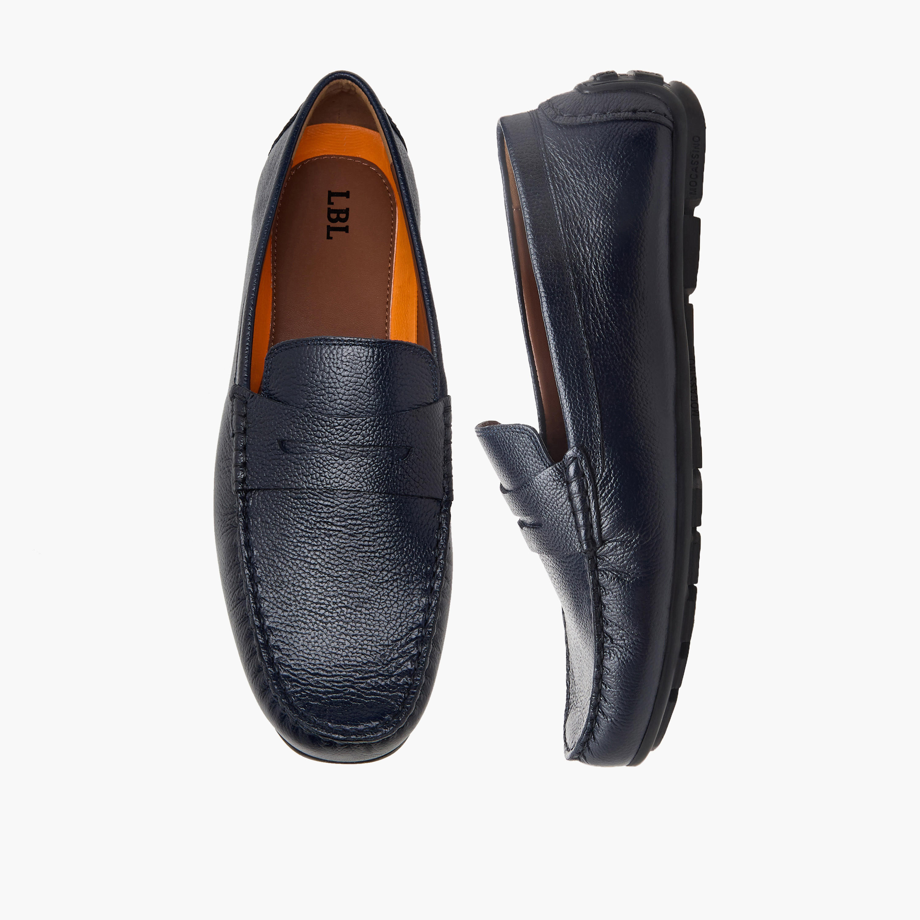 حذاء موكاسين جلدي سهل الارتداء للرجال من إل بي إل شو أكسبريس-men-shoes-loafersandmoccasins-image-1