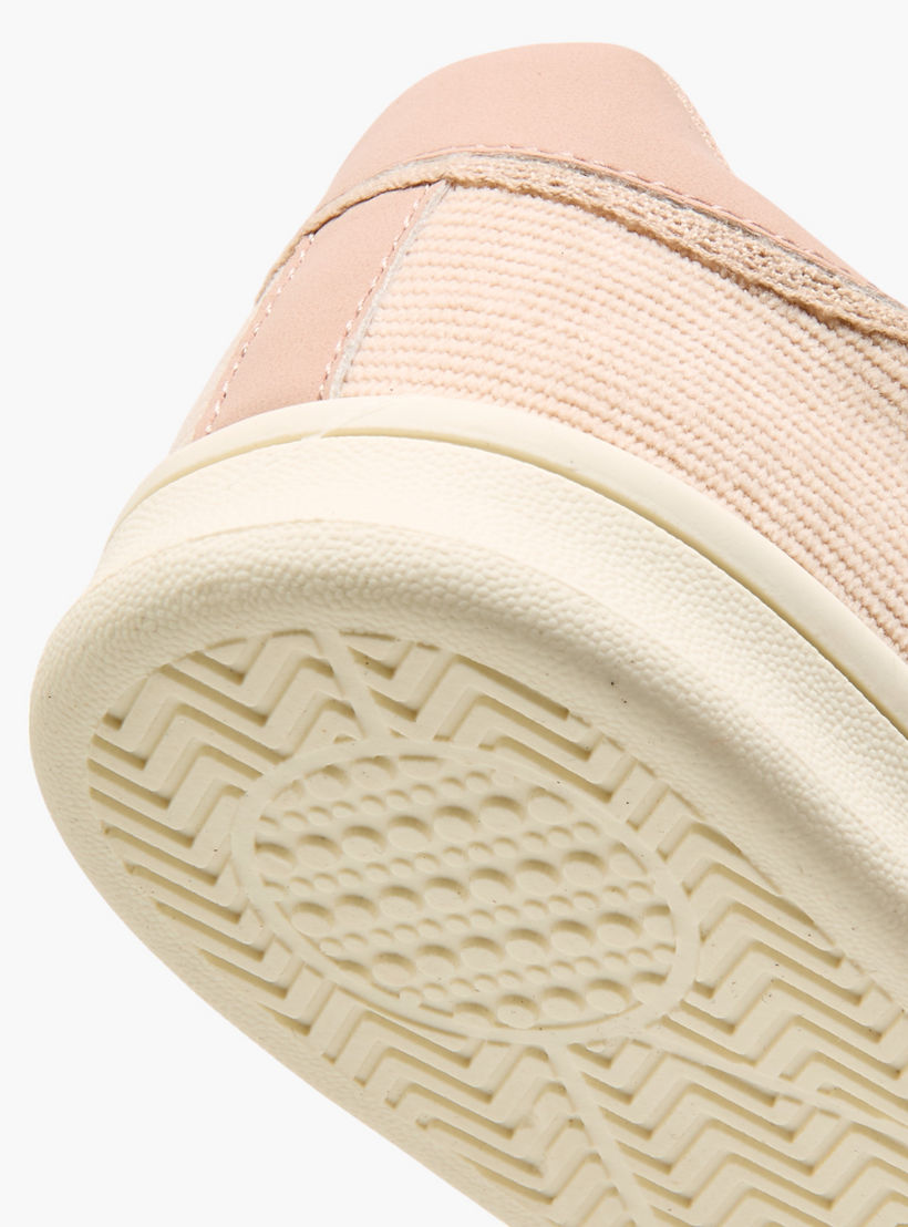 Little Missy Panelled Sneakers with Hook and Loop Closure-girls-shoes-sneakers-image-5