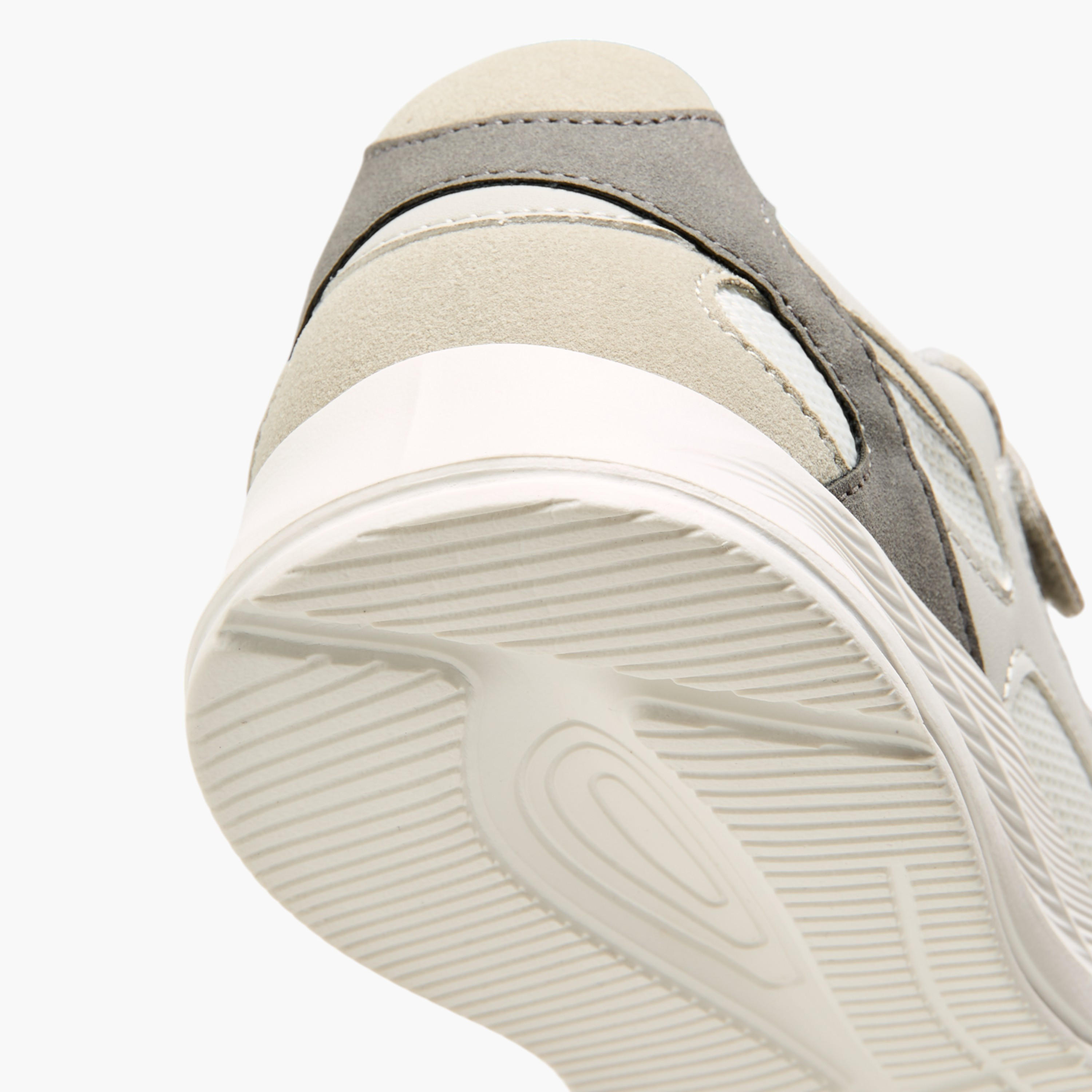 Mister Duchini Panelled Sneakers with Hook and Loop Closure-boys-shoes-sneakers-image-5