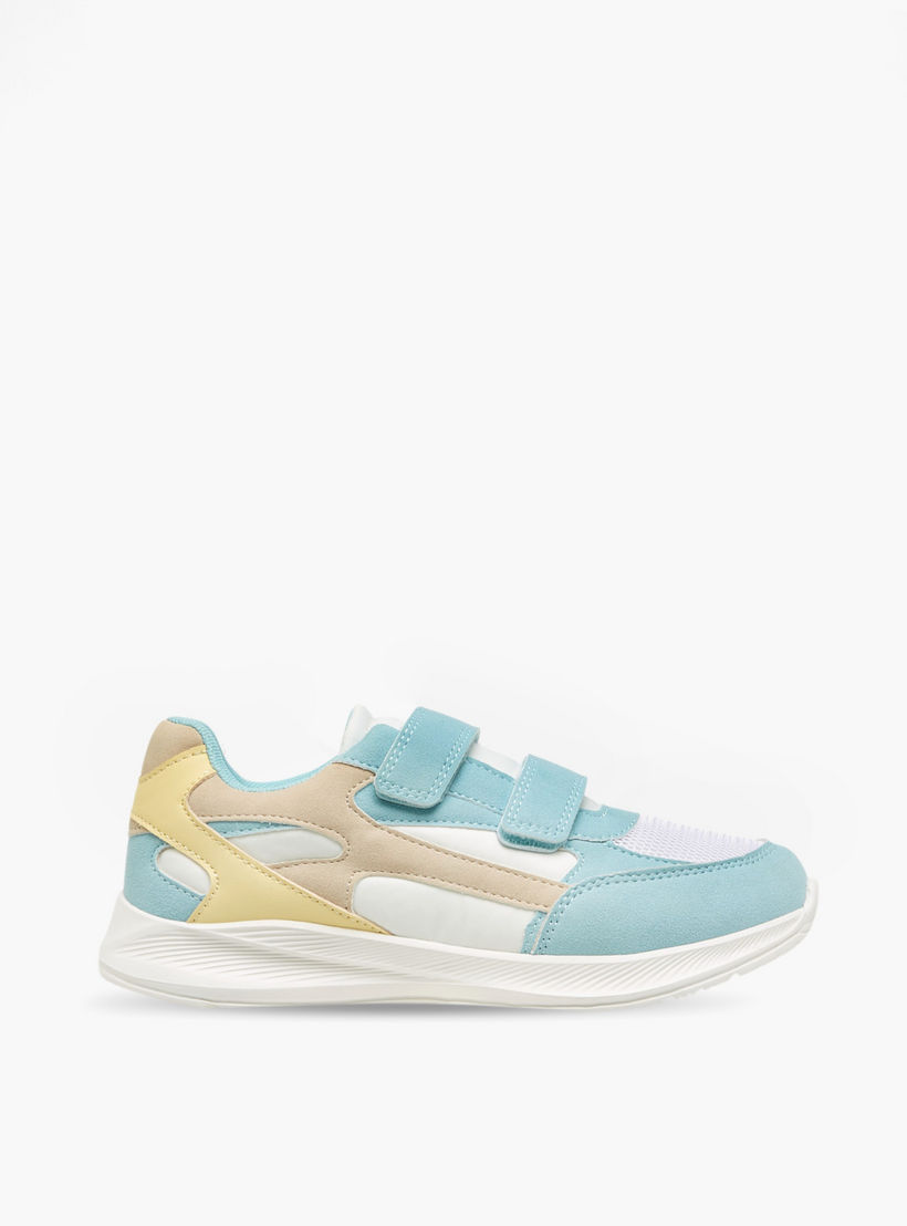 حذاء سنيكرز بقوالب ملونة وشريط إغلاق من ليتل ميسي-girls-shoes-sneakers-image-3
