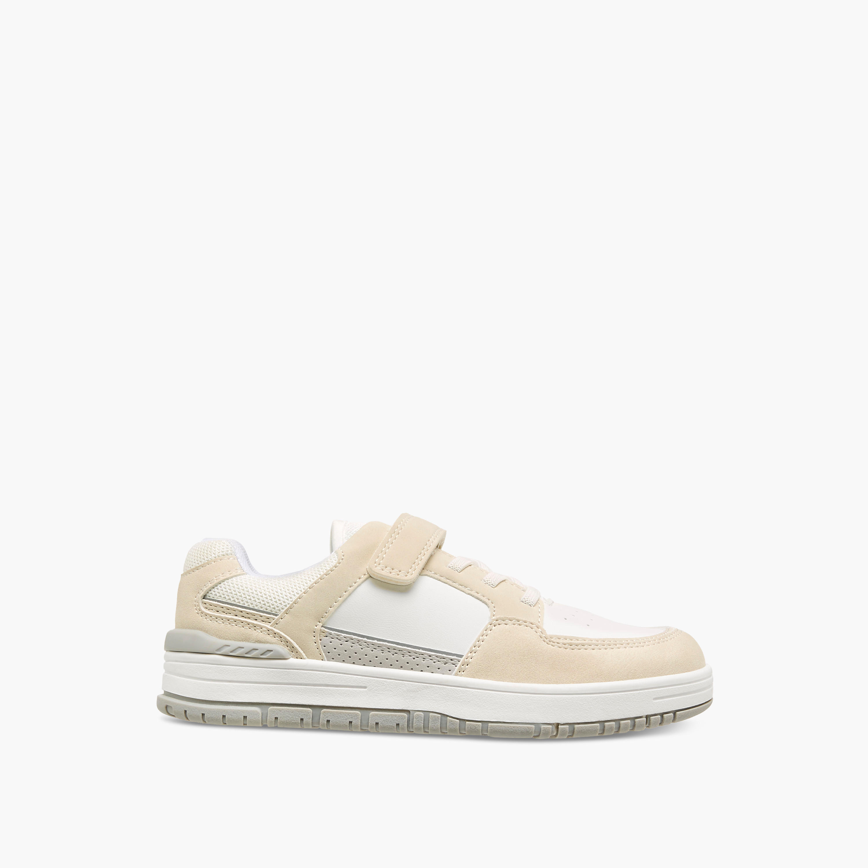 Mister Duchini Panelled Sneakers with Hook and Loop Closure-boys-shoes-sneakers-image-3