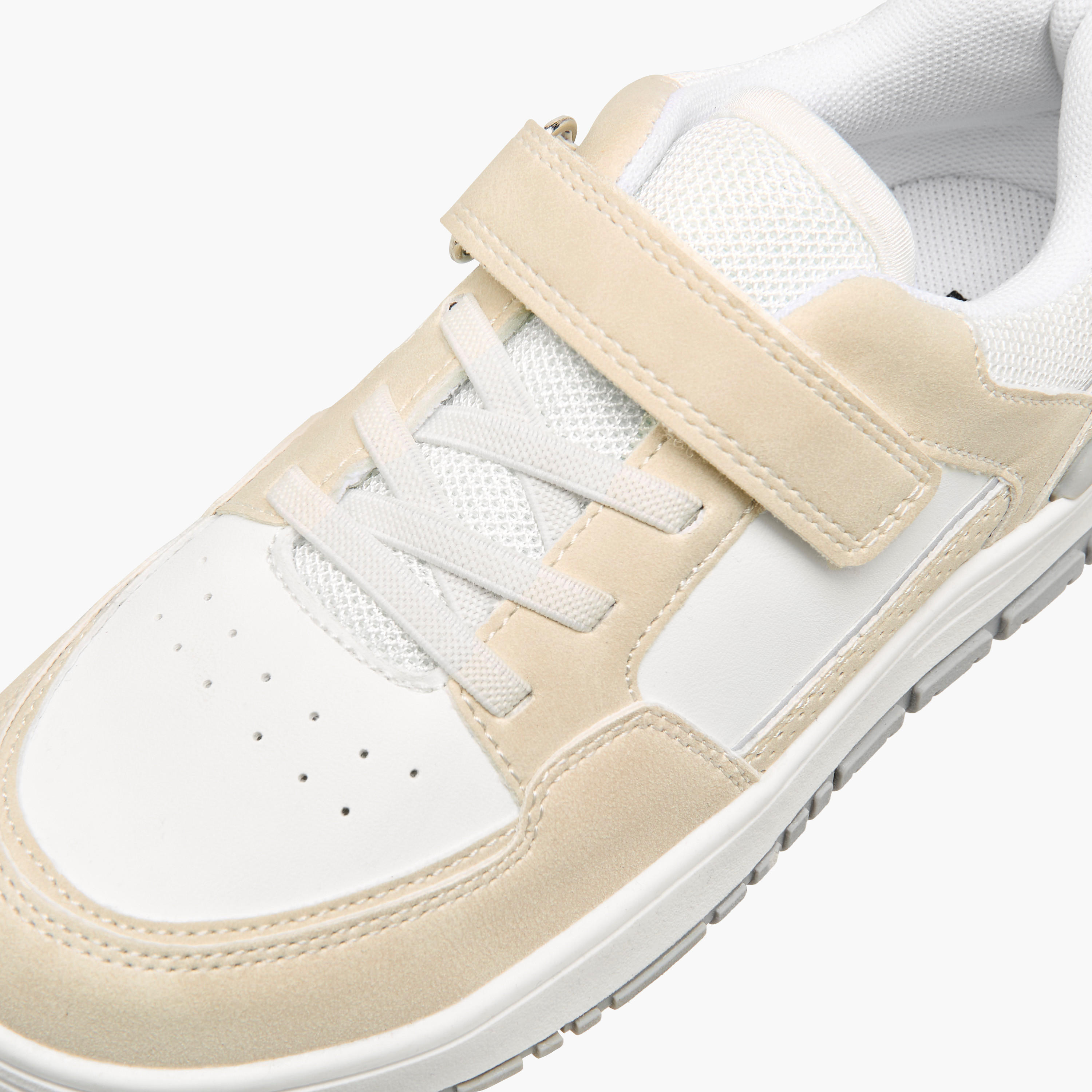 Mister Duchini Panelled Sneakers with Hook and Loop Closure-boys-shoes-sneakers-image-4