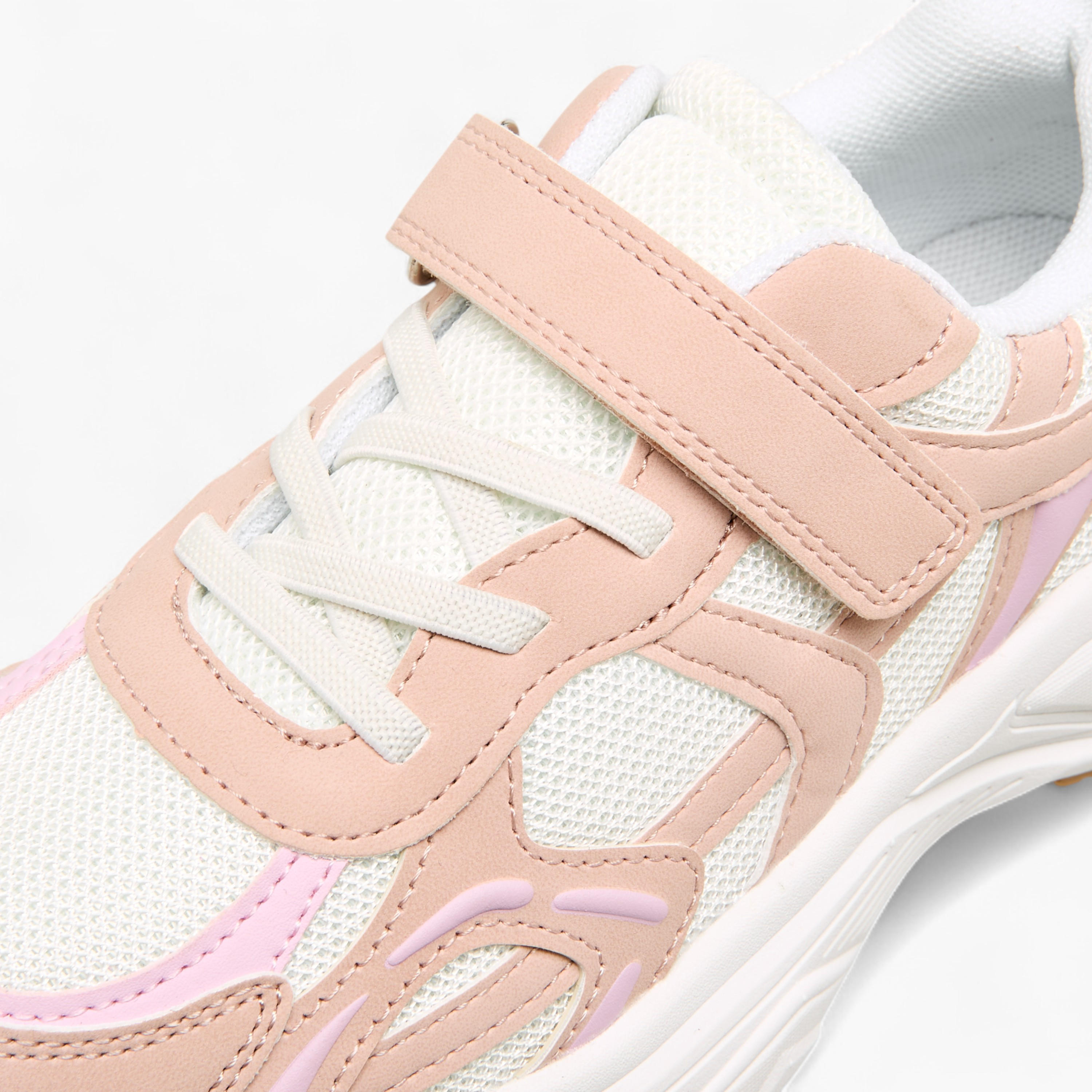 حذاء سنيكرز بألواح وشريط إغلاق من بابريكا-girls-shoes-sneakers-image-4