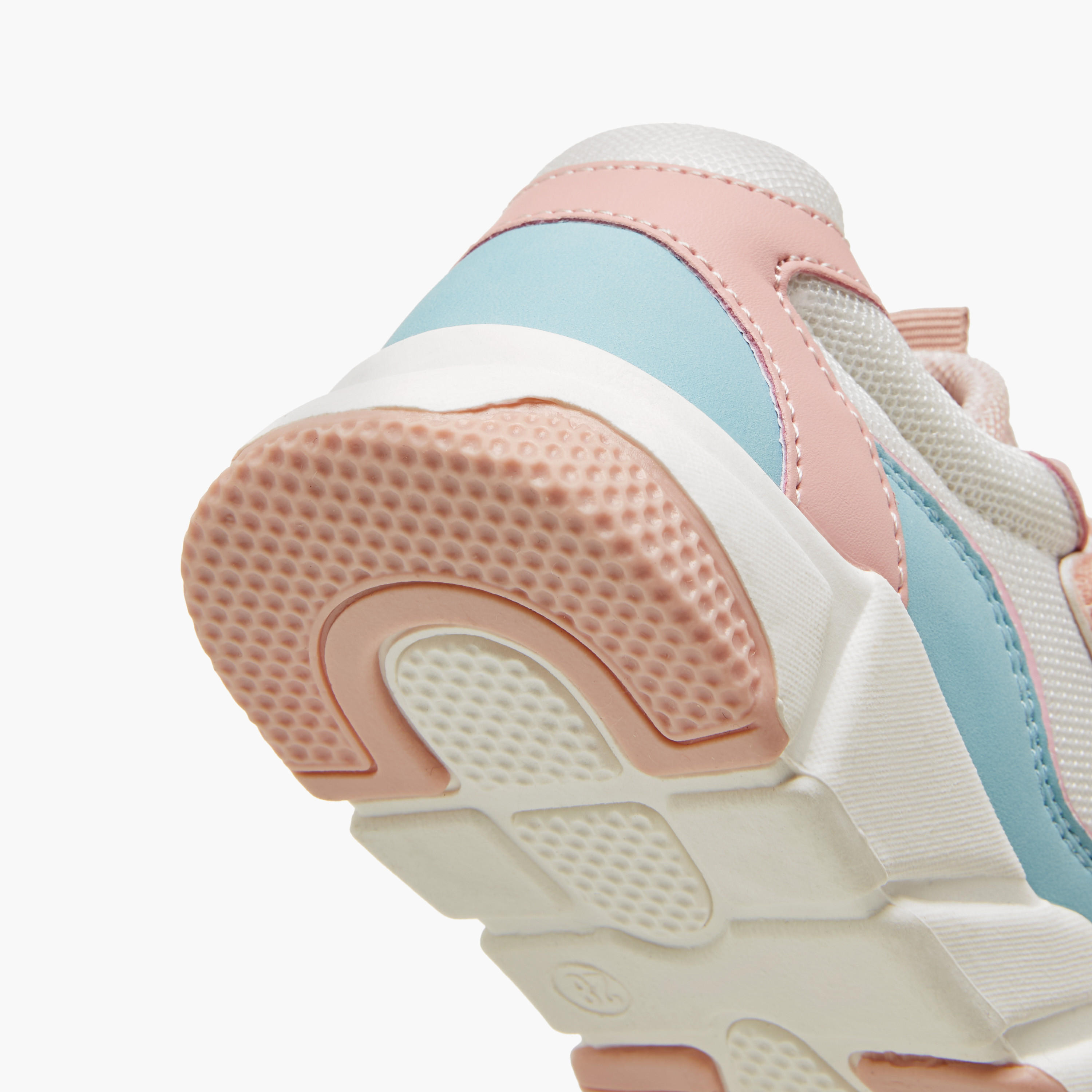 حذاء سنيكرز بقوالب ملونة وشريط إغلاق لاصق من جونيورز-girls-shoes-sneakers-image-5
