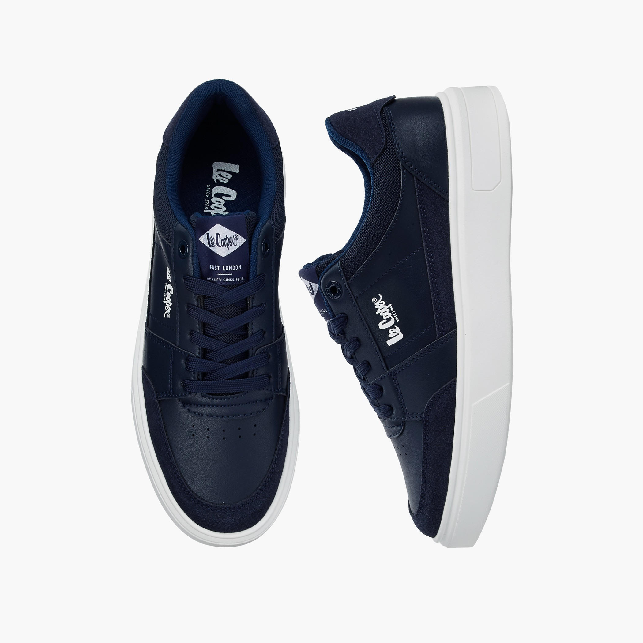 Lee Cooper Men Ortholite Lace-Up Ankle Sneakers-men-shoes-sneakers-image-1