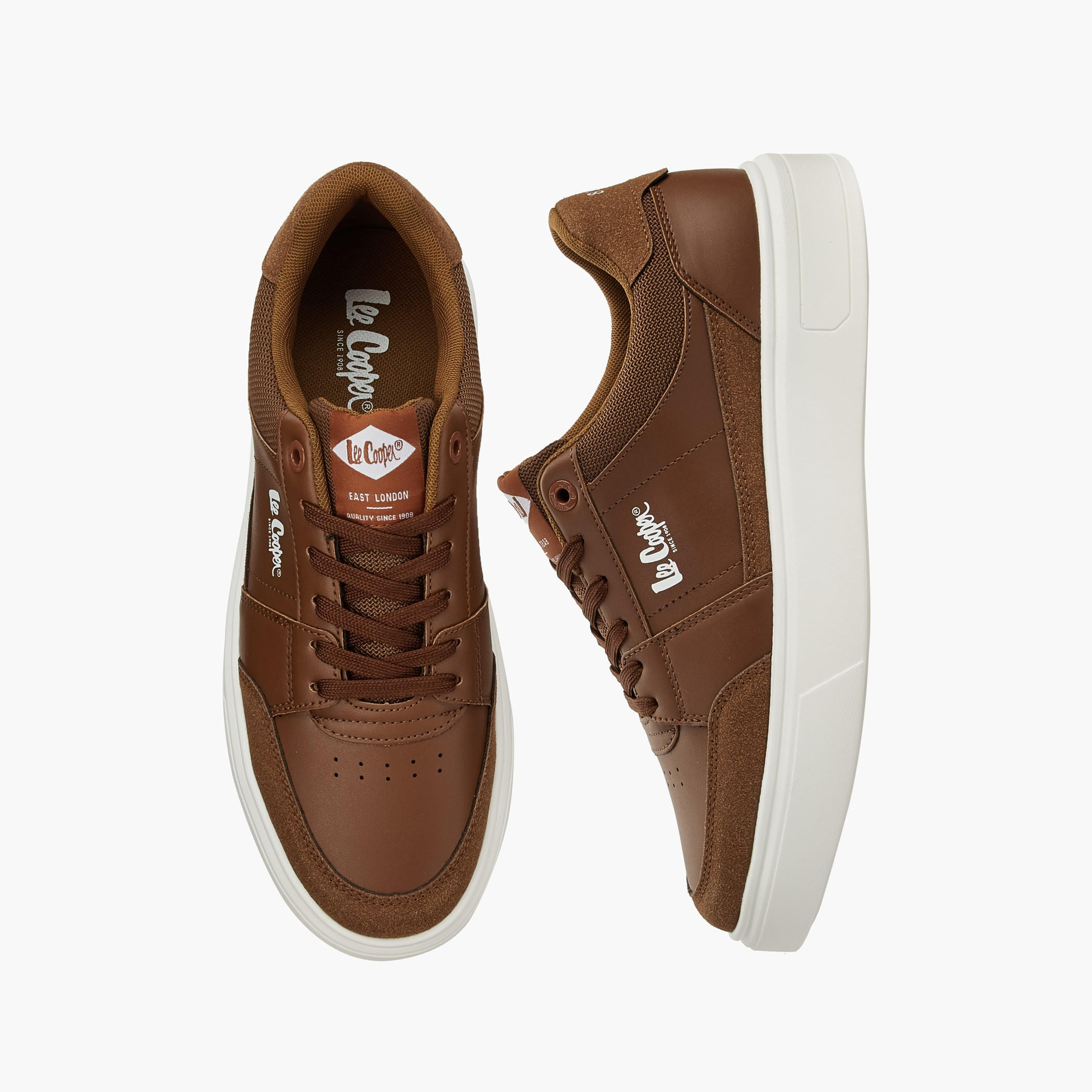 Lee Cooper Men Ortholite Lace-Up Ankle Sneakers-men-shoes-sneakers-image-1