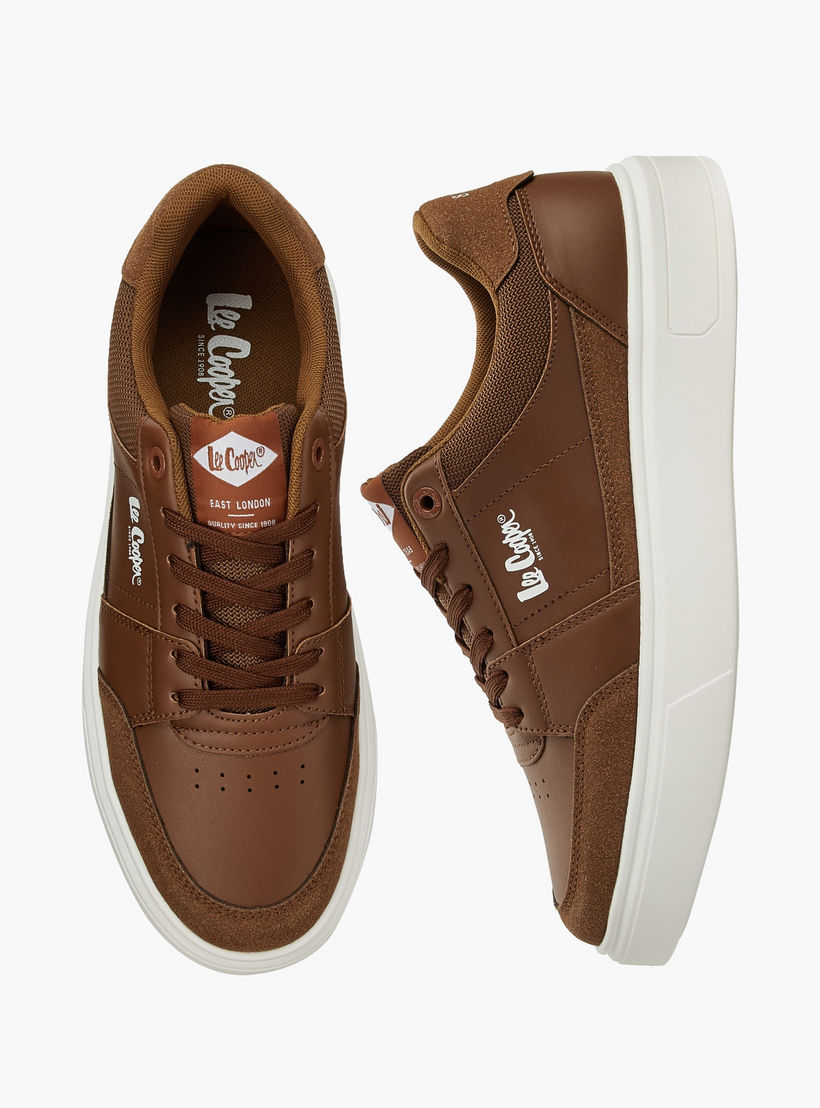 Lee Cooper Men Ortholite Lace-Up Ankle Sneakers-men-shoes-sneakers-image-1