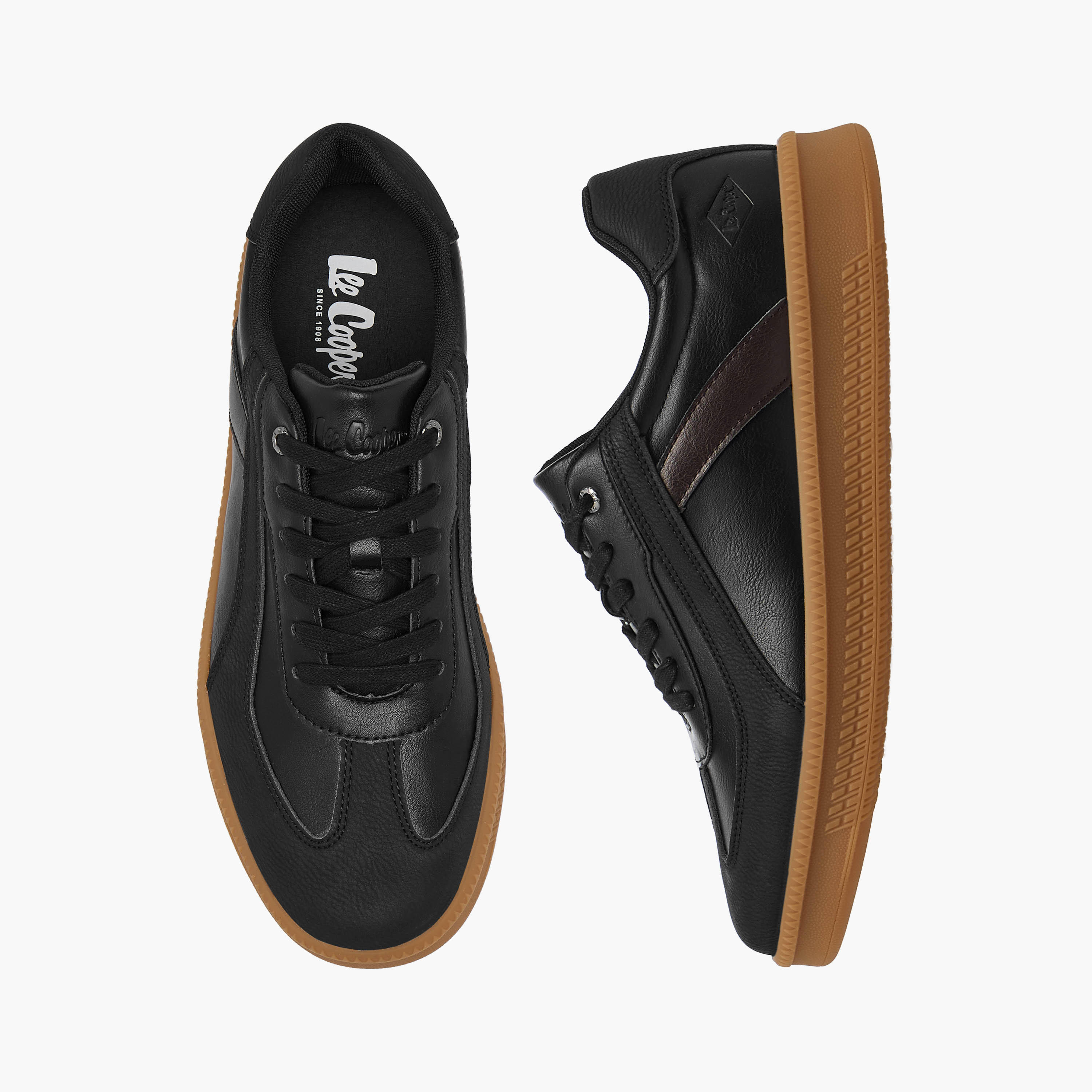 Lee Cooper Men Lace-Up Ankle Sneakers-men-shoes-sneakers-image-1