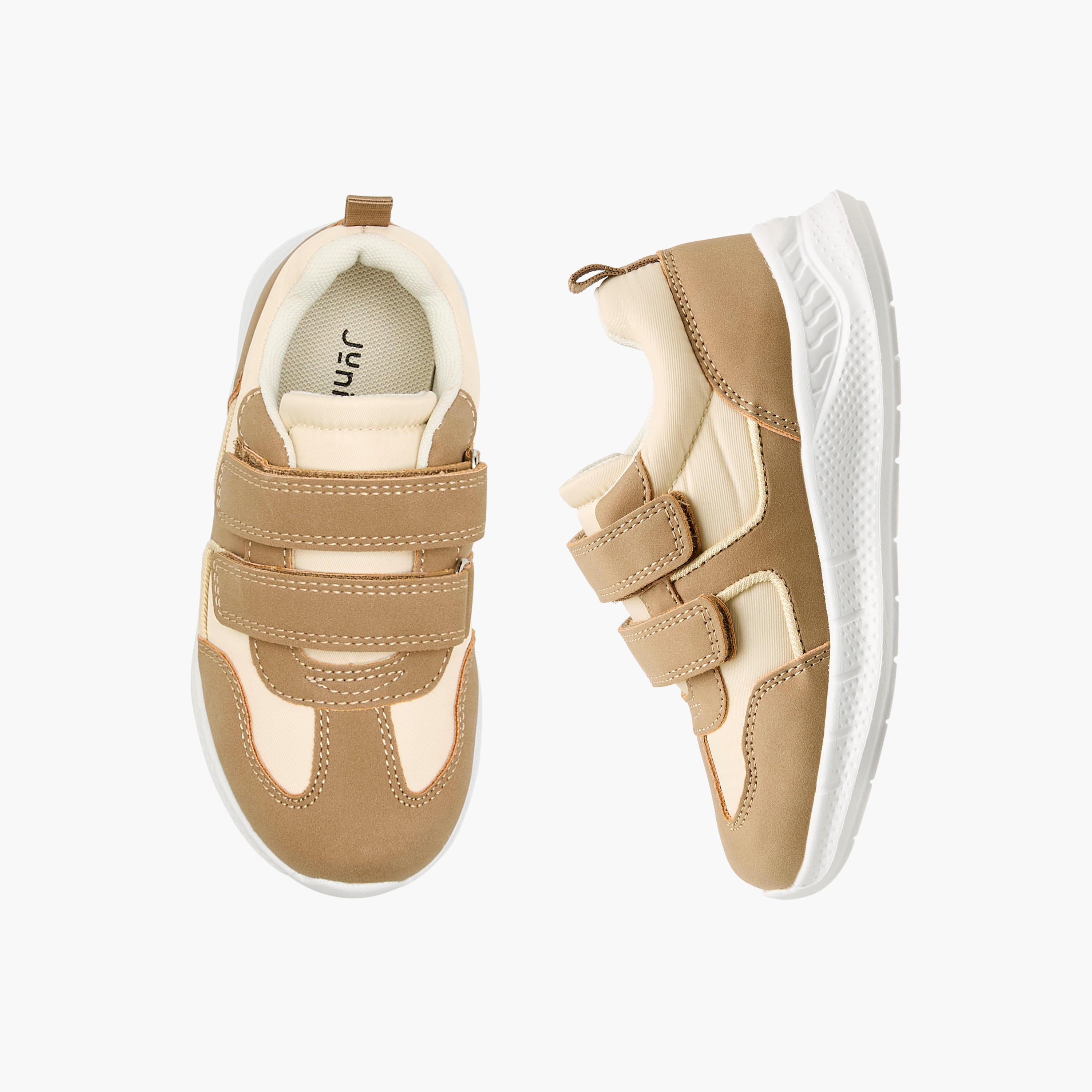 حذاء سنيكرز متعدد التصاميم بشريط إغلاق لاصق من جونيورز-boys-shoes-sneakers-image-1