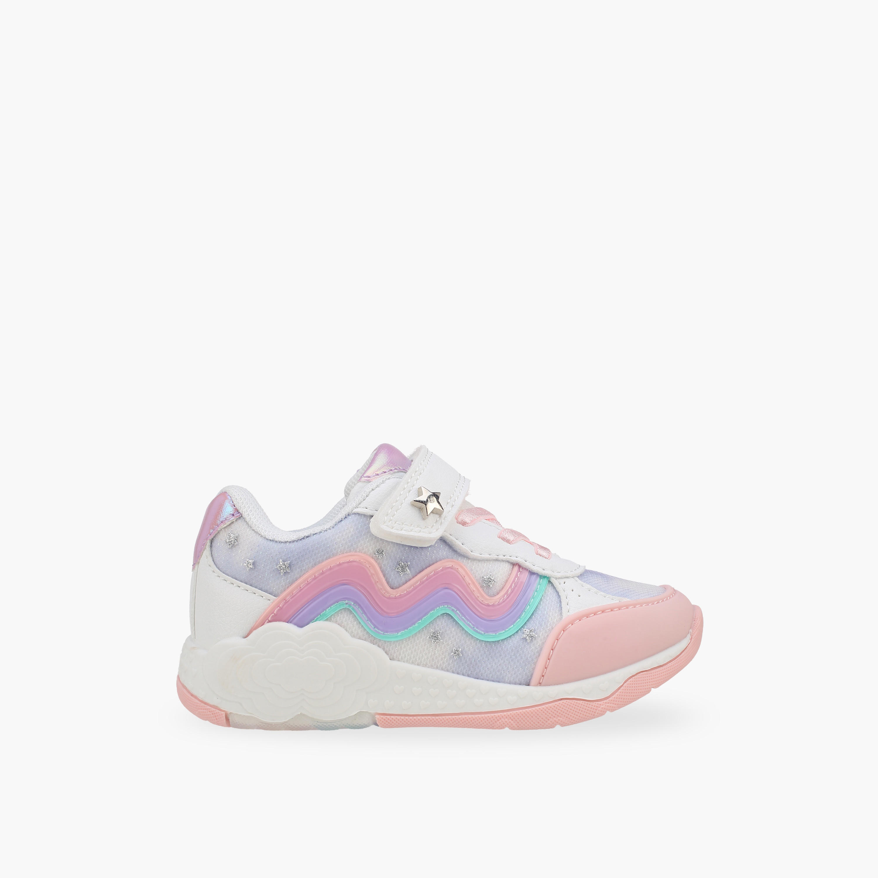 Flora Bella Girls Hook & Loop Ankle Sneakers-girls-shoes-sneakers-image-3