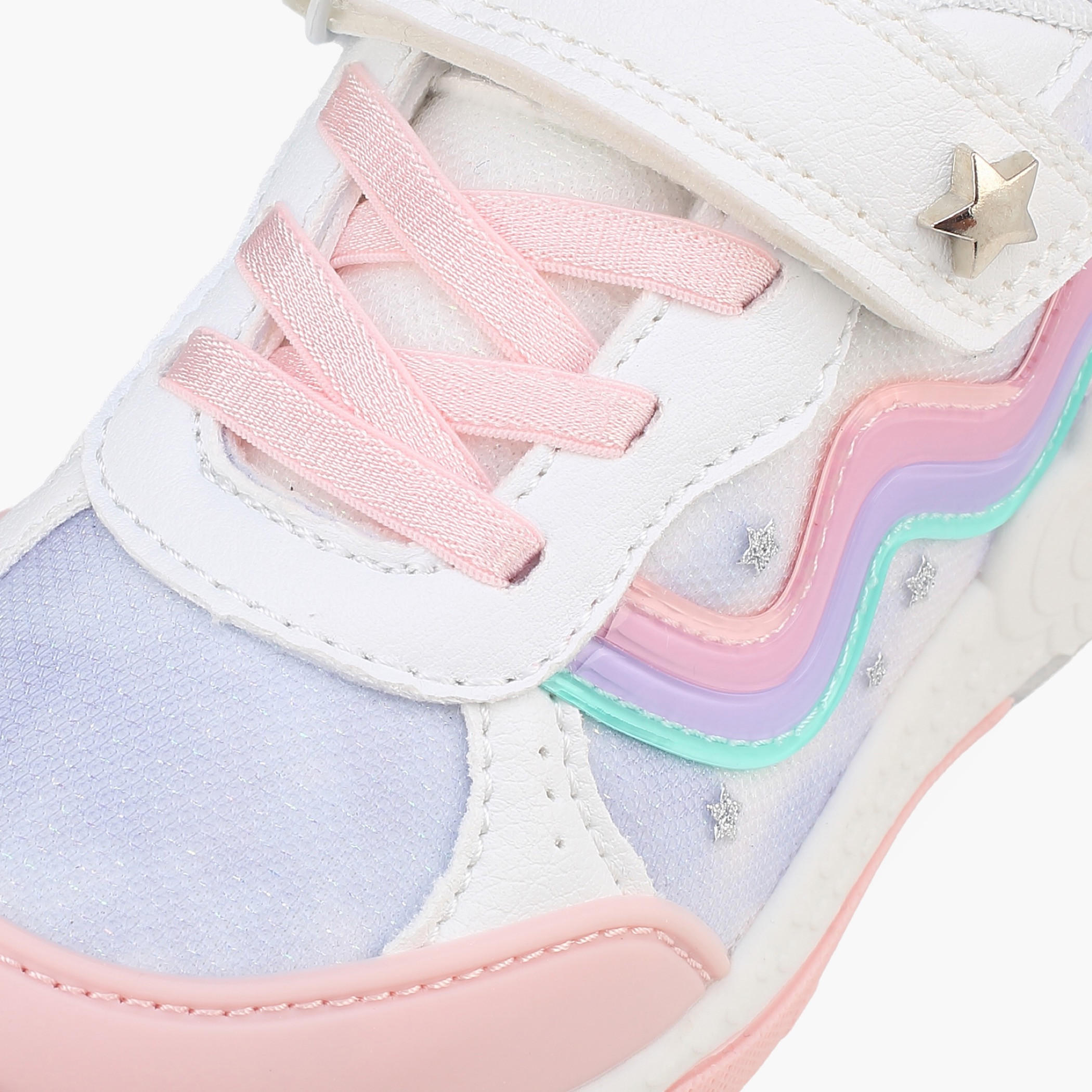 Flora Bella Girls Hook & Loop Ankle Sneakers-girls-shoes-sneakers-image-4