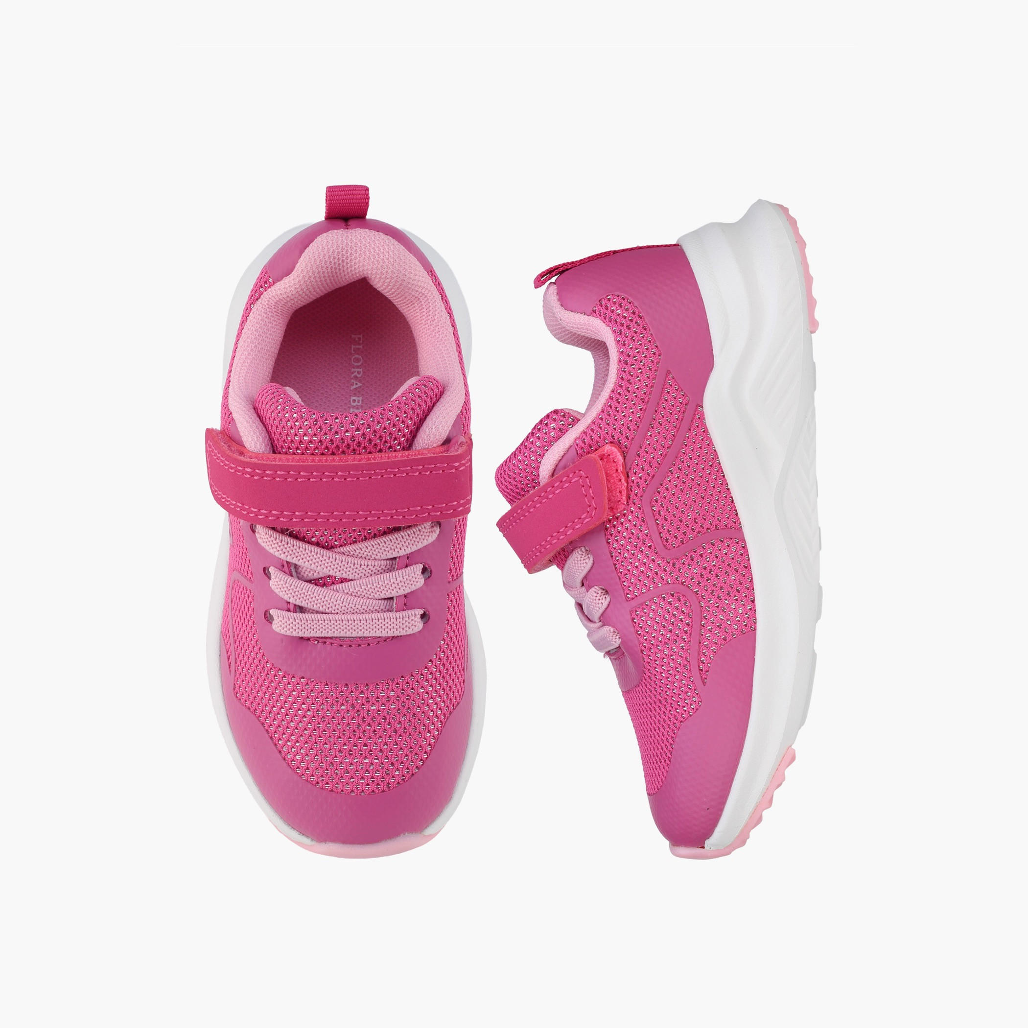 Flora Bella Girls Hook & Loop Ankle Sneakers-girls-shoes-sneakers-image-1