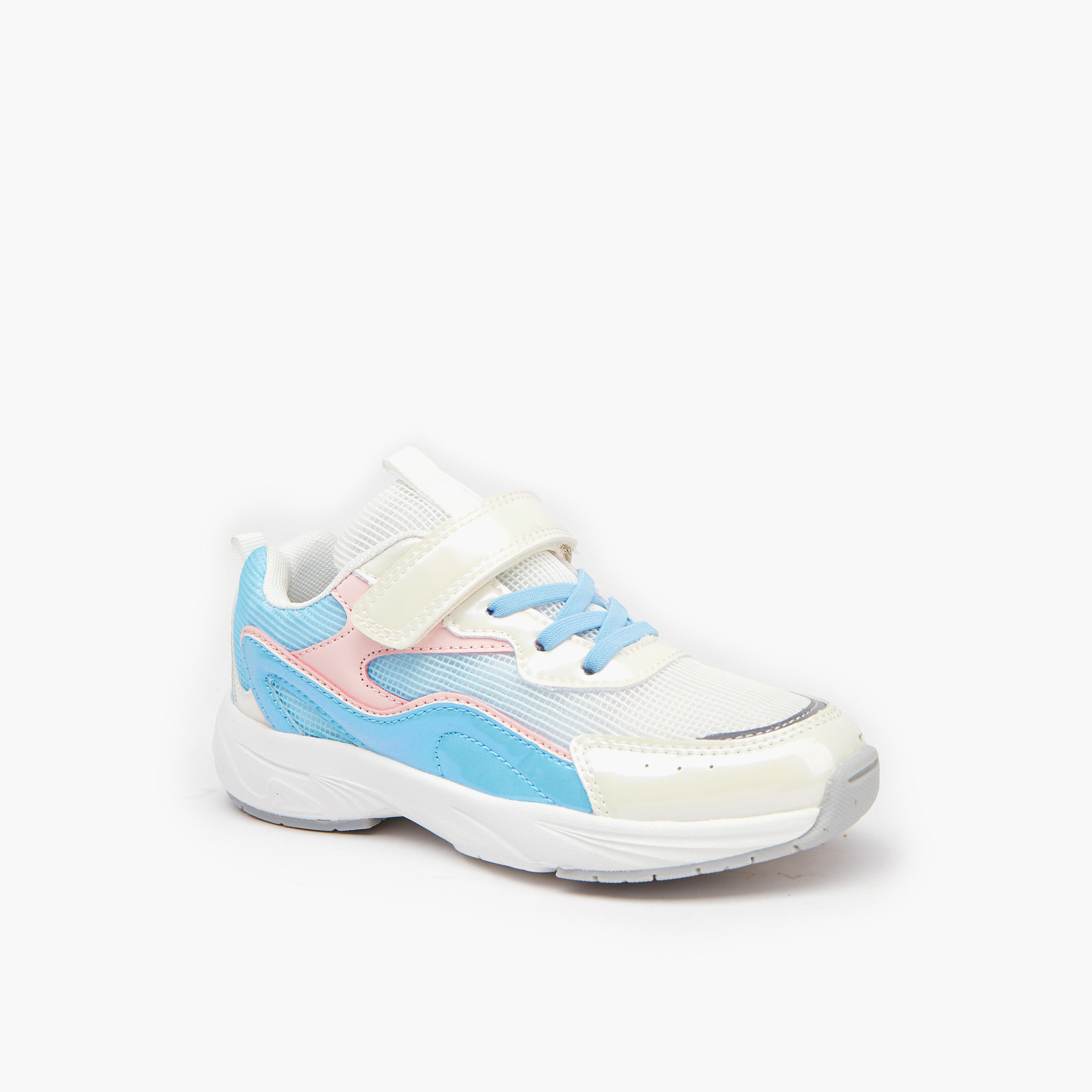 Little Missy Girls' Hook and Loop Sneakers-girls-shoes-sneakers-image-3