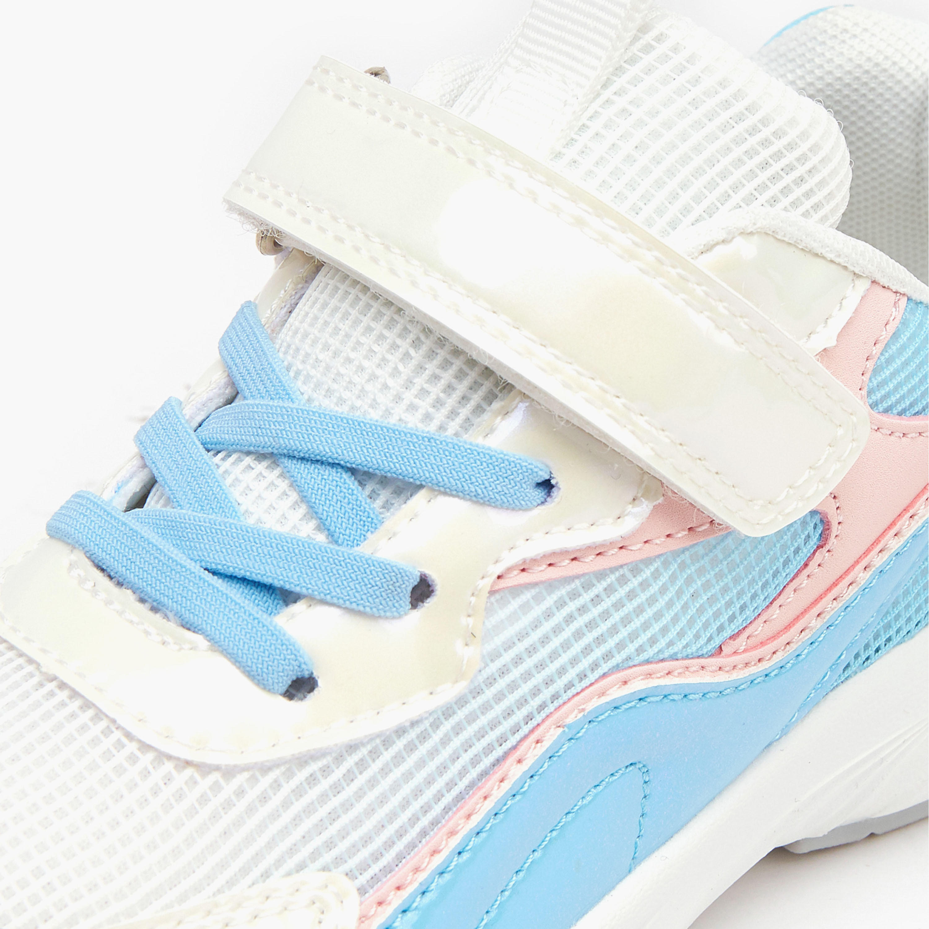 Little Missy Girls' Hook and Loop Sneakers-girls-shoes-sneakers-image-4