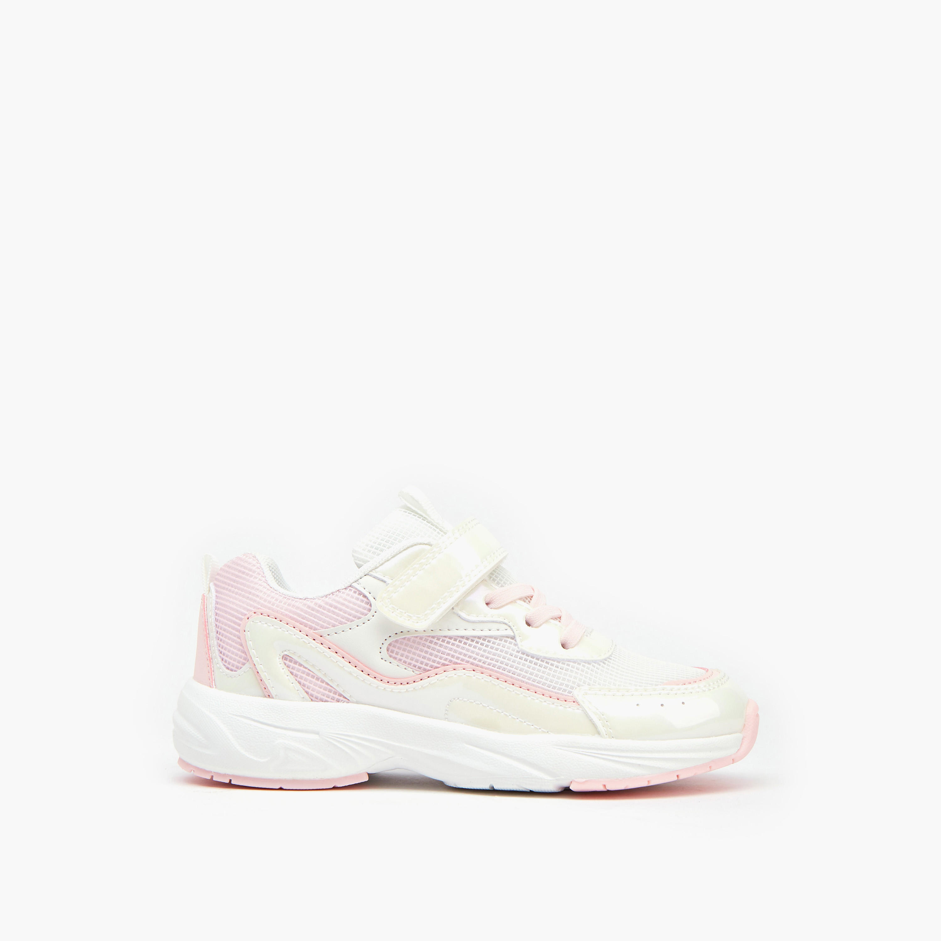 حذاء سنيكرز بشريط إغلاق لاصق للبنات من ليتل ميسي-girls-shoes-sneakers-image-2