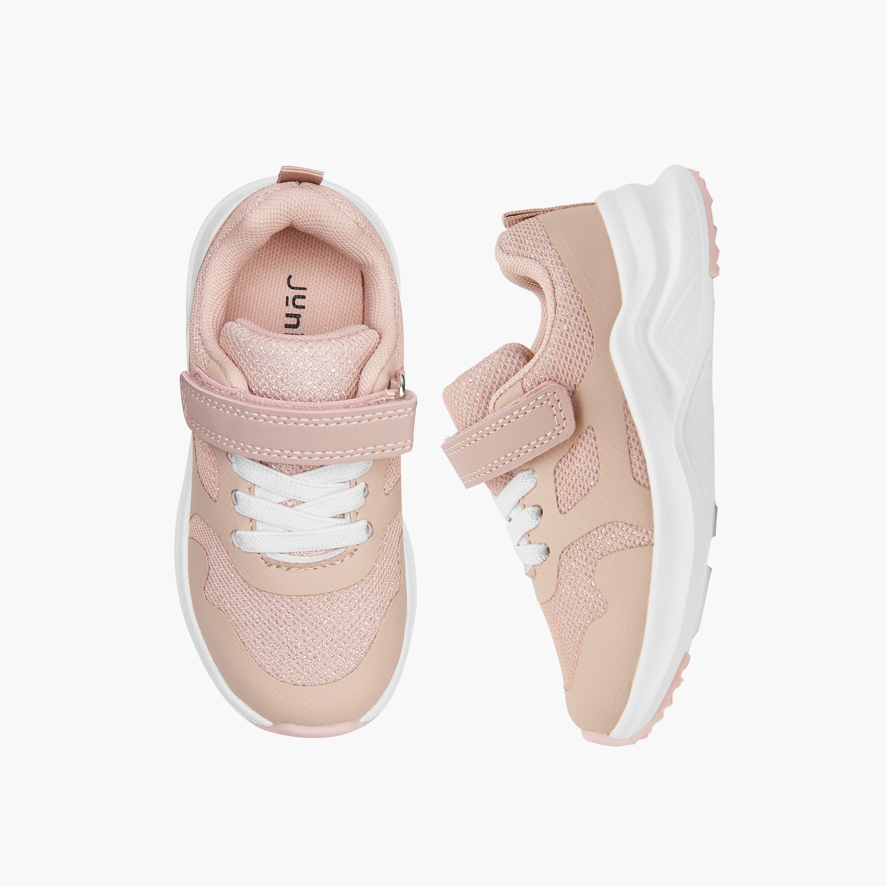 Juniors Girls' Hook and Loop Ankle Sneakers-girls-shoes-sneakers-image-1